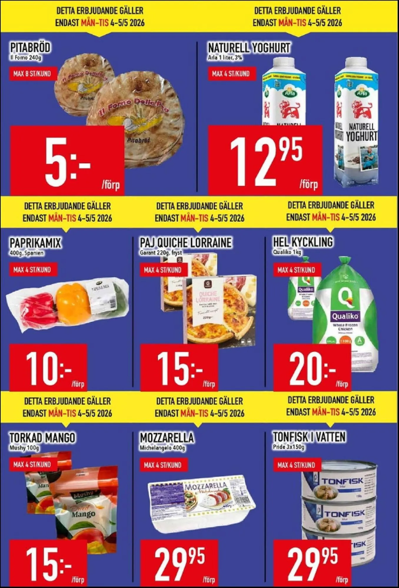 Matdax reklamblad från 4 maj till 10 maj 2026 - Reklamblad sidor 2