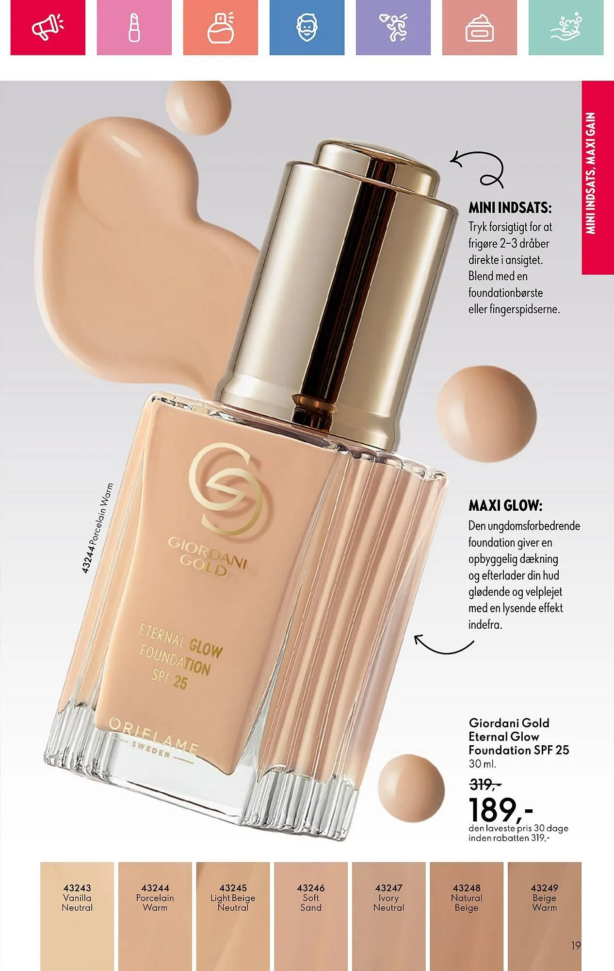 Oriflame reklamblad från 30 mars till 19 april 2025 - Reklamblad sidor 19