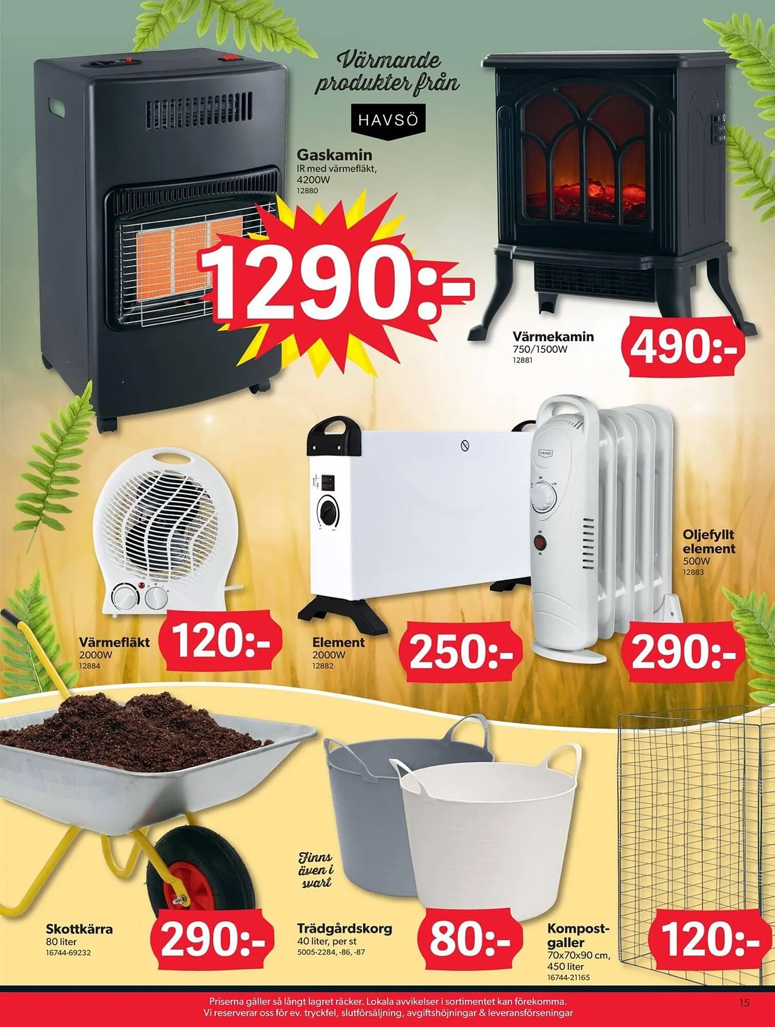DollarStore reklamblad från 19 augusti till 19 september 2024 - Reklamblad sidor 15