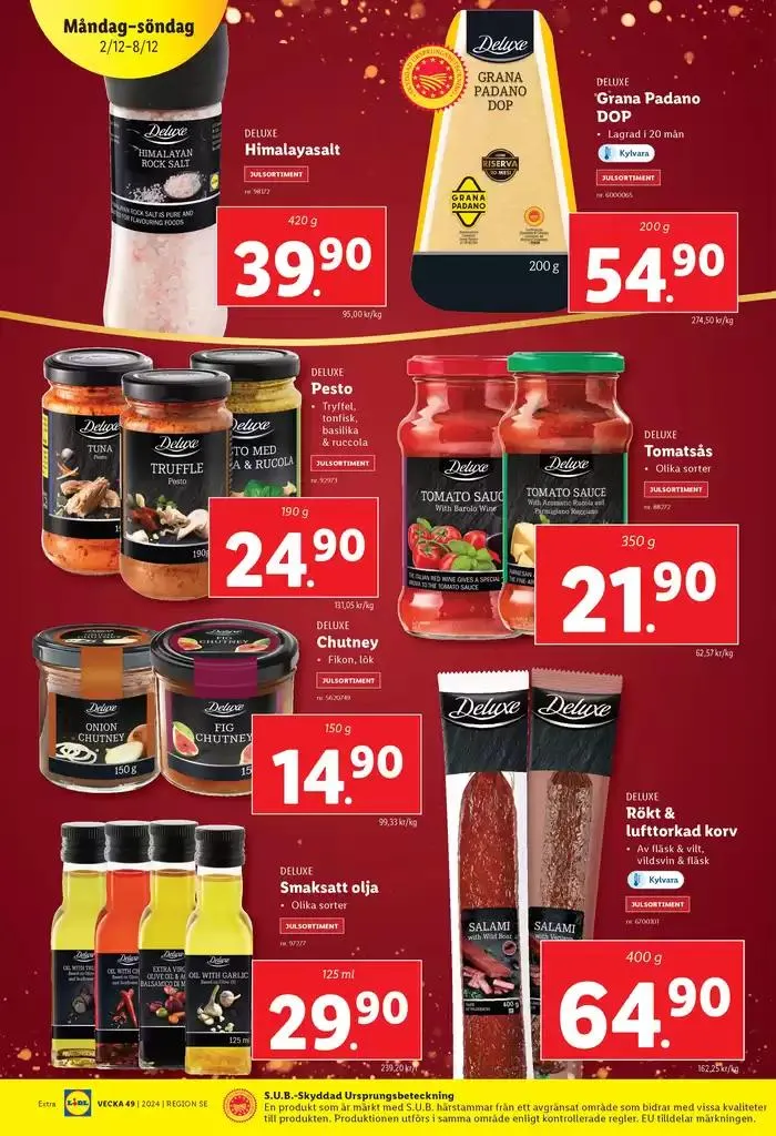 ERBJUDANDEN VECKA 49 från 2 december till 8 december 2024 - Reklamblad sidor 12