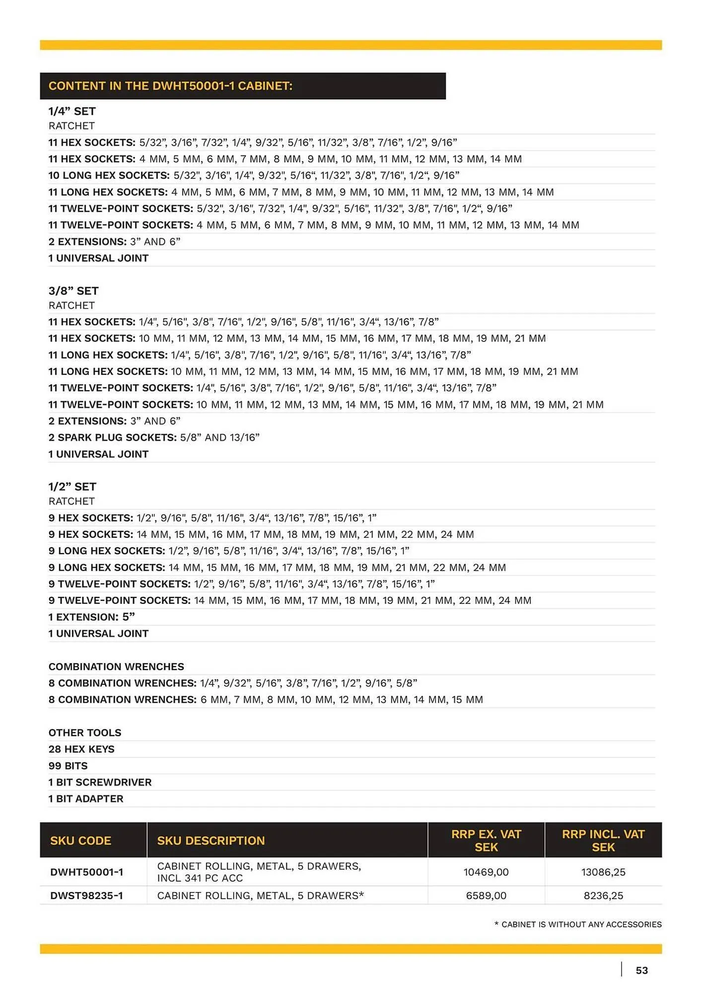 Dewalt reklamblad från 18 oktober till 1 november 2025 - Reklamblad sidor 53