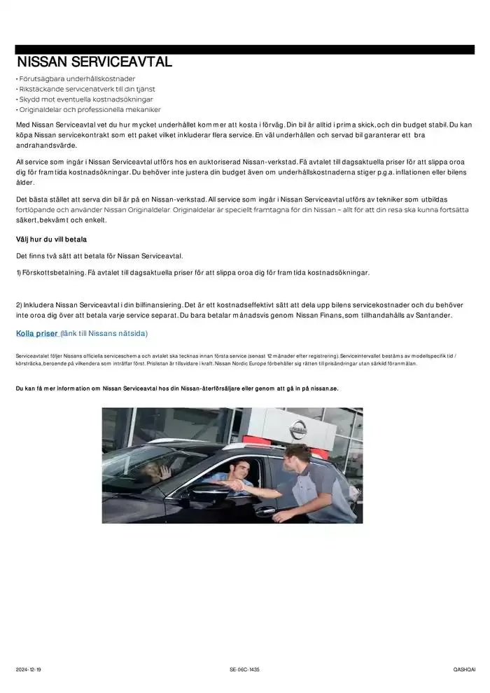 Nya Nissan Qashqai från 24 december till 24 december 2025 - Reklamblad sidor 16