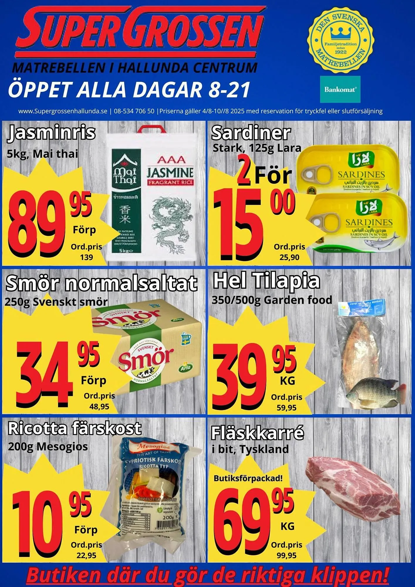 Supergrossen reklamblad - 1