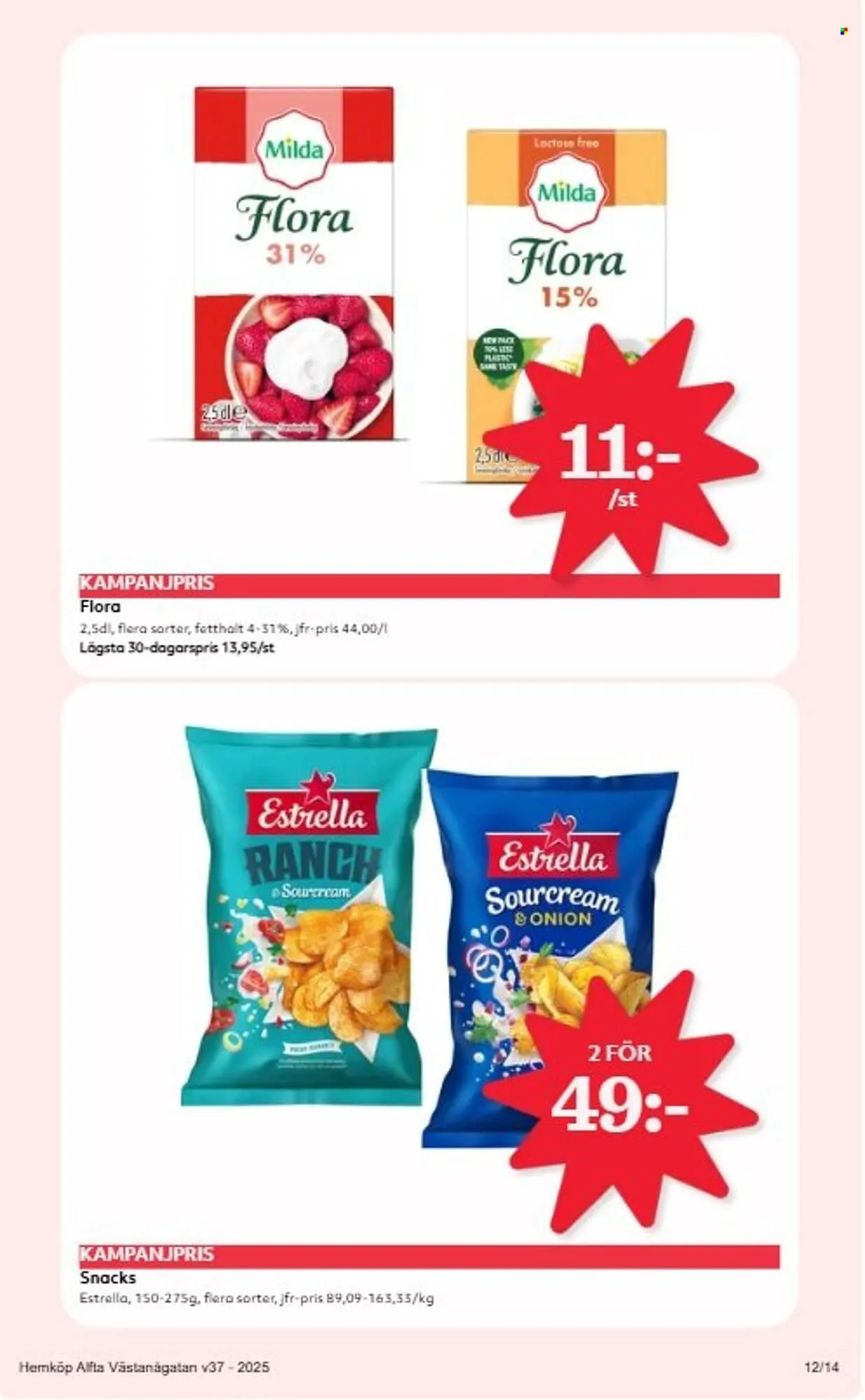 Hemköp reklamblad från 8 september till 14 september 2025 - Reklamblad sidor 12
