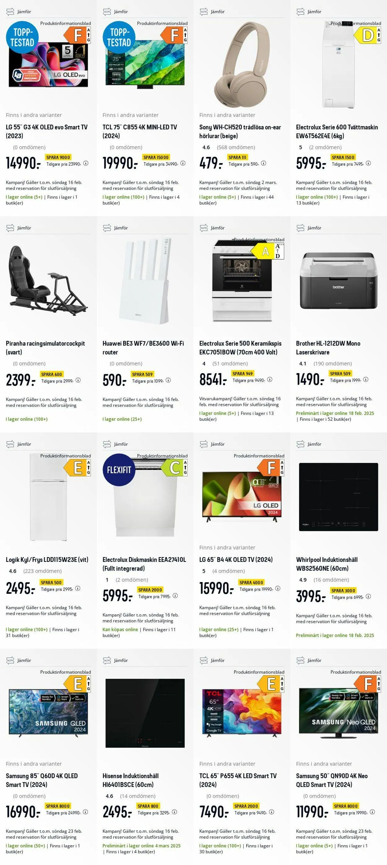 Elgiganten från 10 februari till 16 februari 2025 - Reklamblad sidor 28