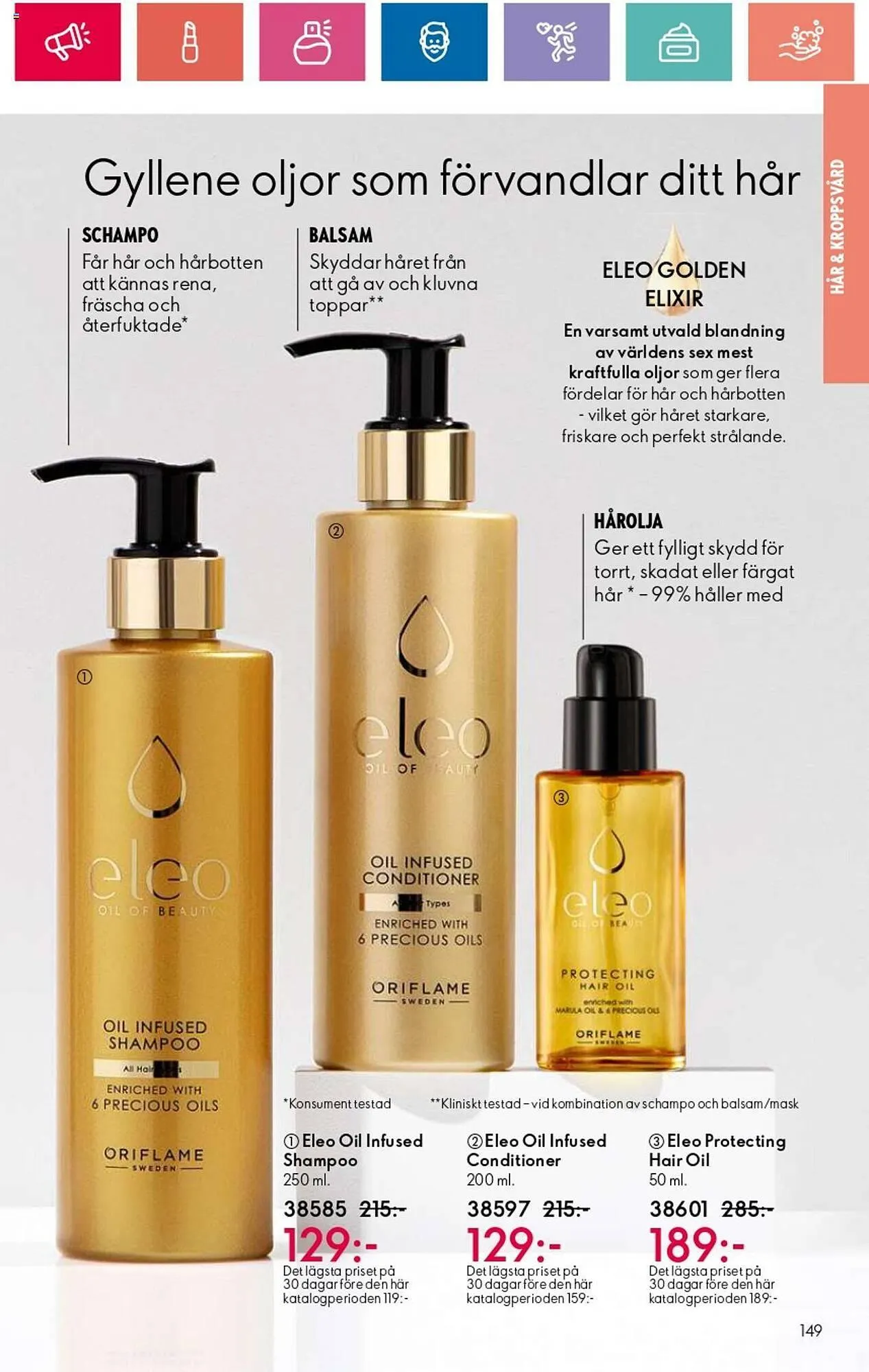 Oriflame reklamblad från 12 september till 2 oktober 2024 - Reklamblad sidor 149