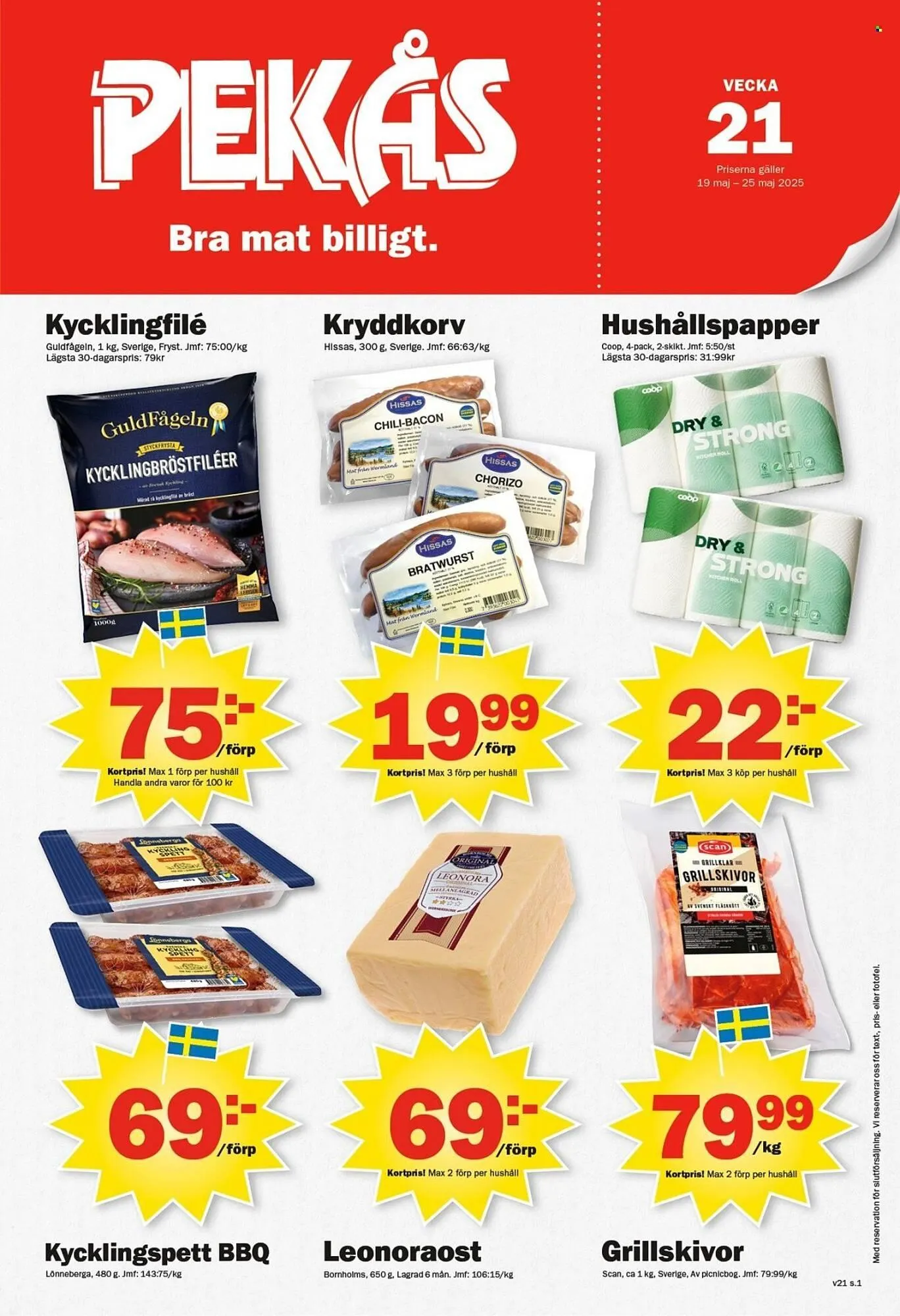 Pekås reklamblad - 1