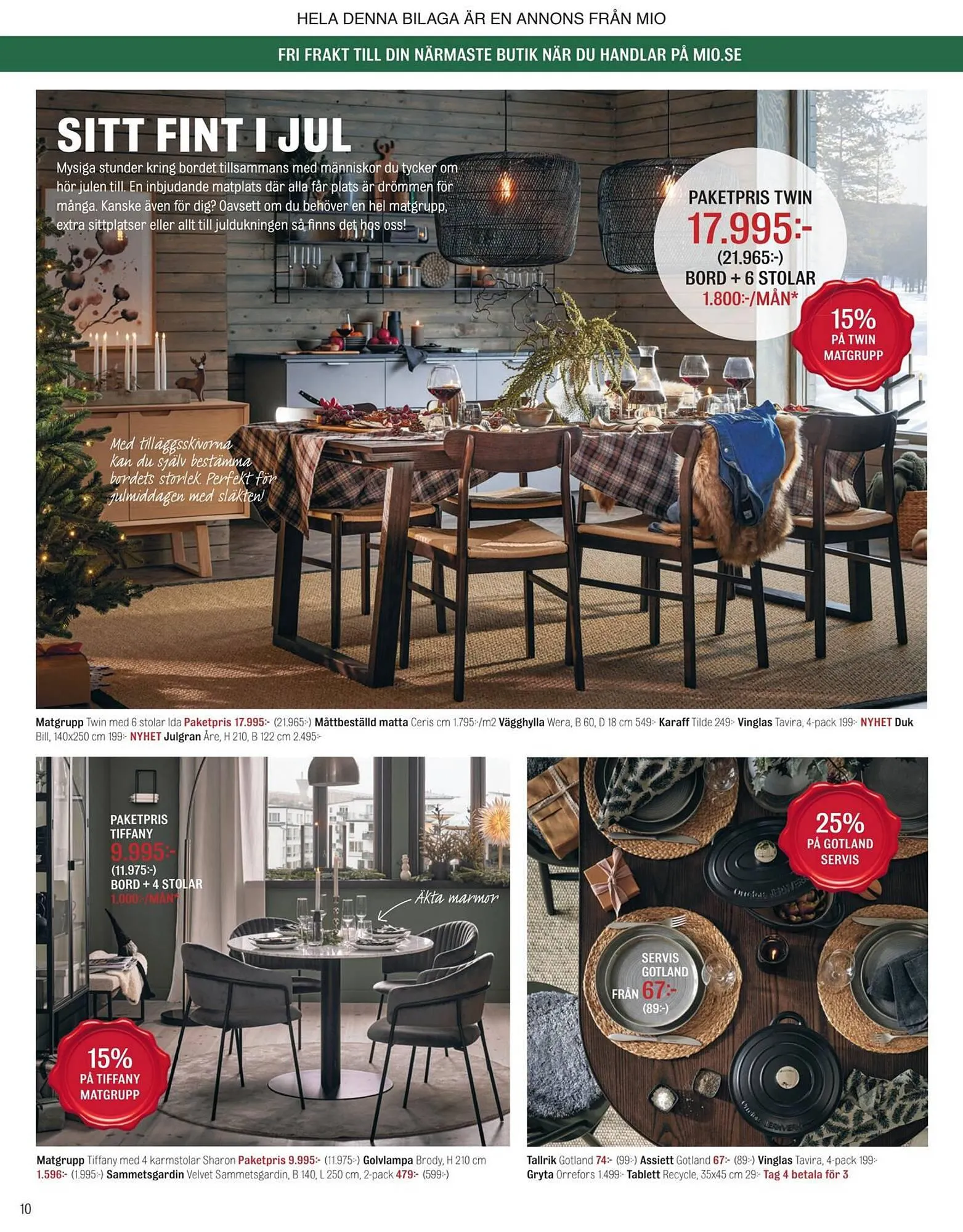 Mio reklamblad från 16 oktober till 13 november 2023 - Reklamblad sidor 10