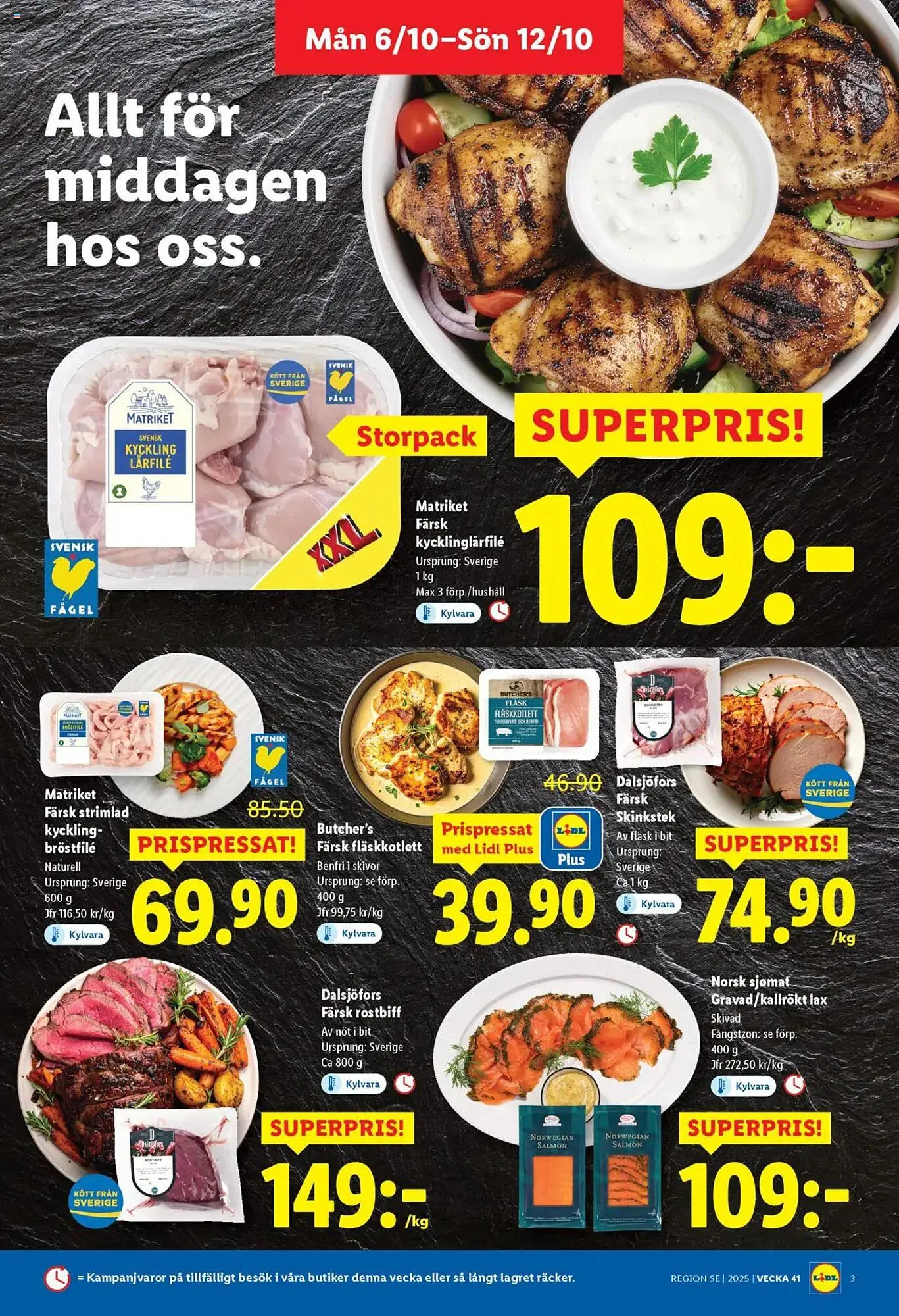 Lidl reklamblad från 6 oktober till 12 oktober 2025 - Reklamblad sidor 3