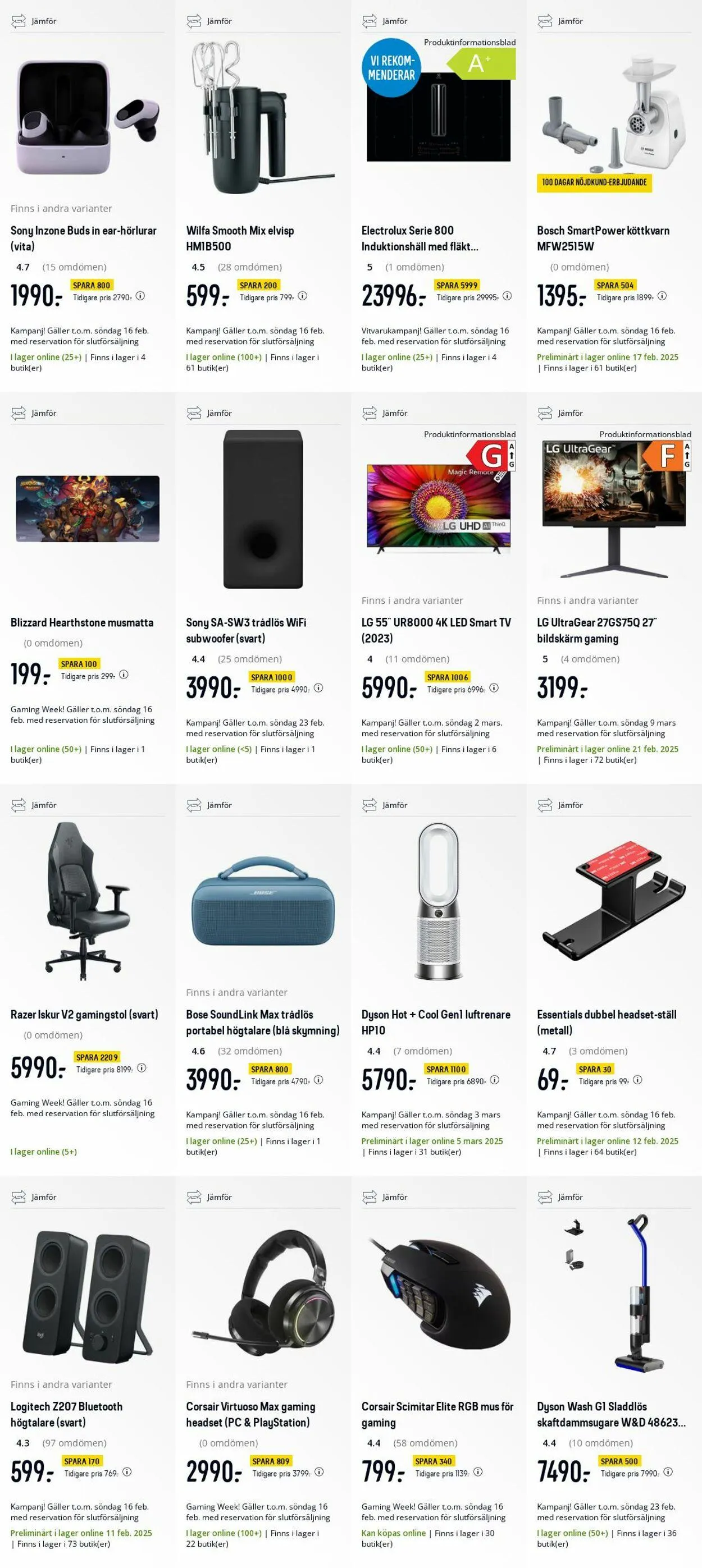 Elgiganten från 10 februari till 16 februari 2025 - Reklamblad sidor 25