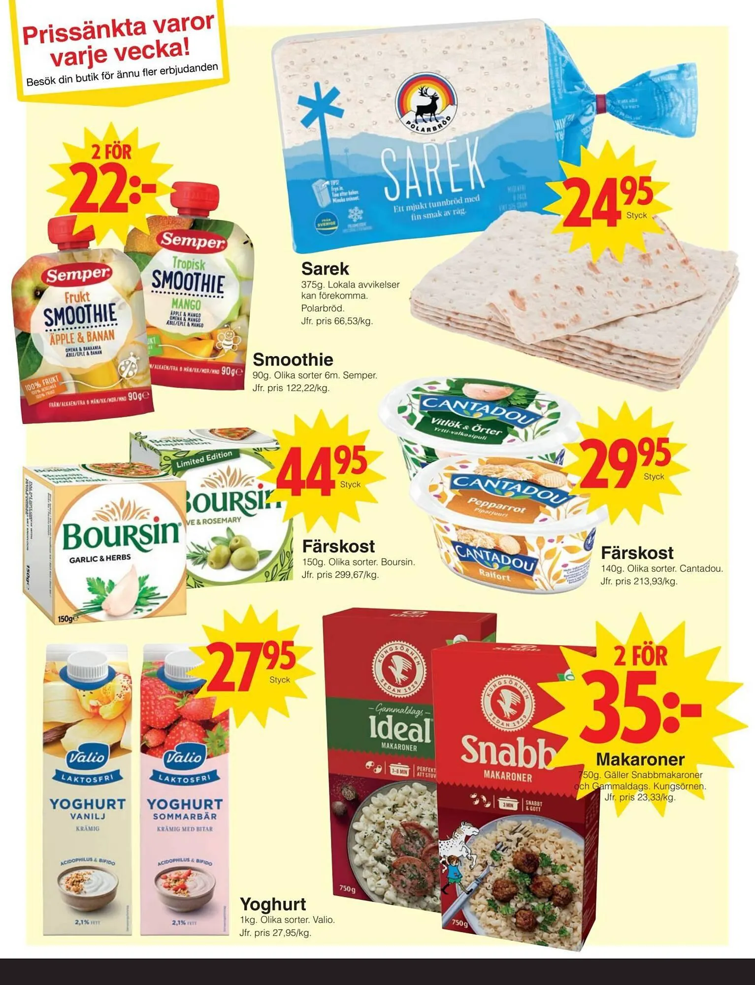 Matöppet reklamblad från 25 augusti till 31 augusti 2025 - Reklamblad sidor 2