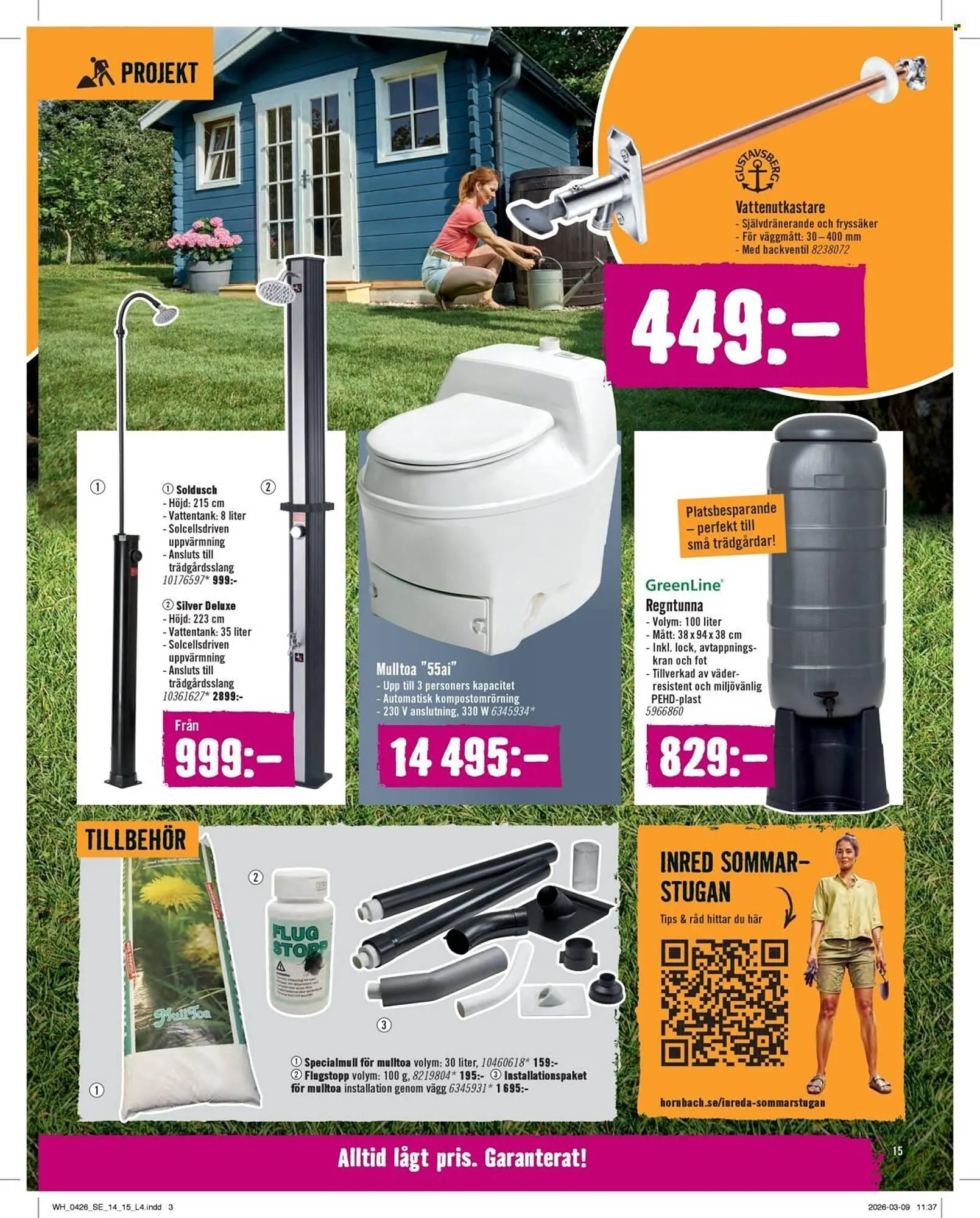 Hornbach reklamblad från 1 april till 30 april 2026 - Reklamblad sidor 15
