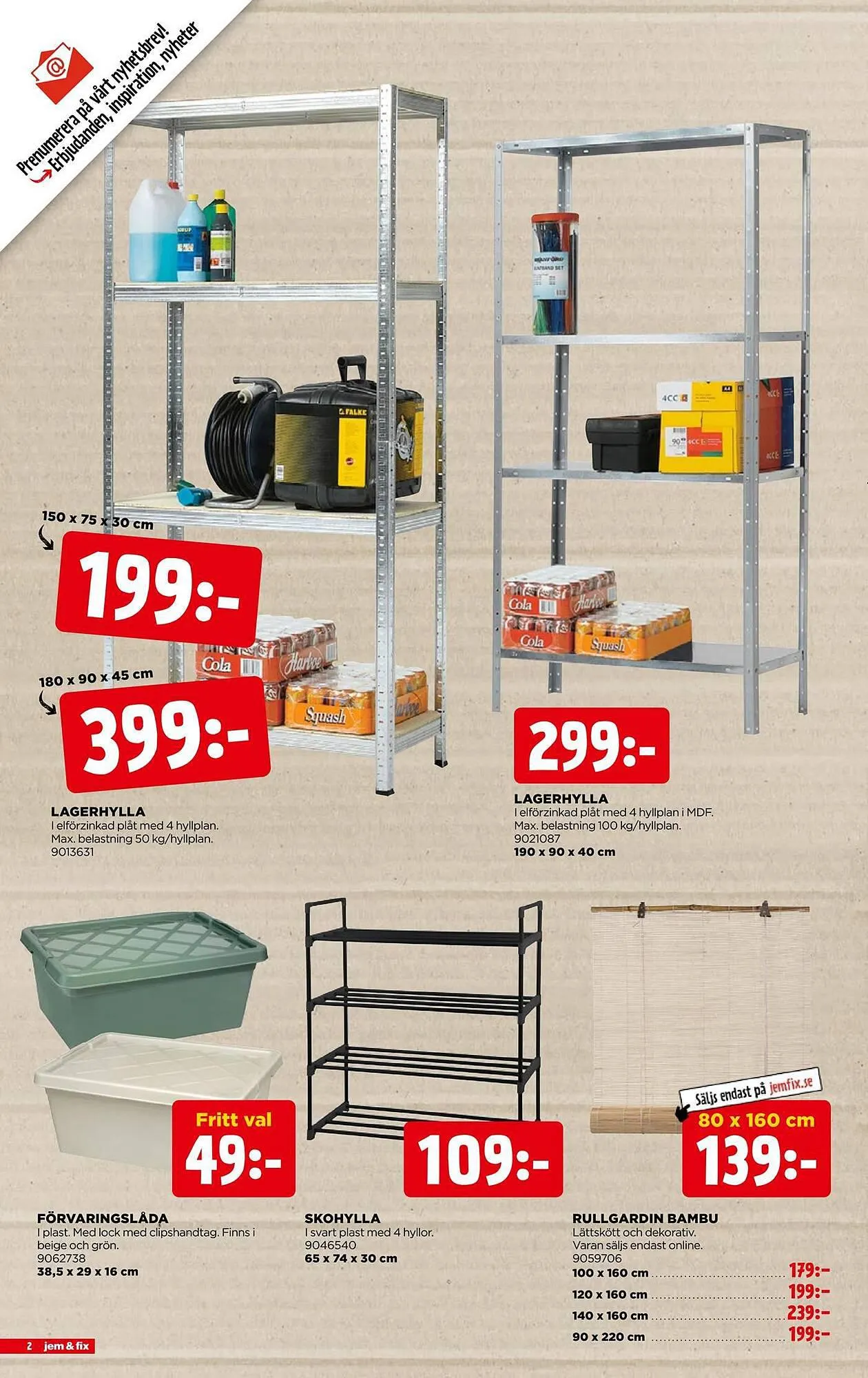 Jem&Fix reklamblad från 30 juli till 6 augusti 2023 - Reklamblad sidor 2