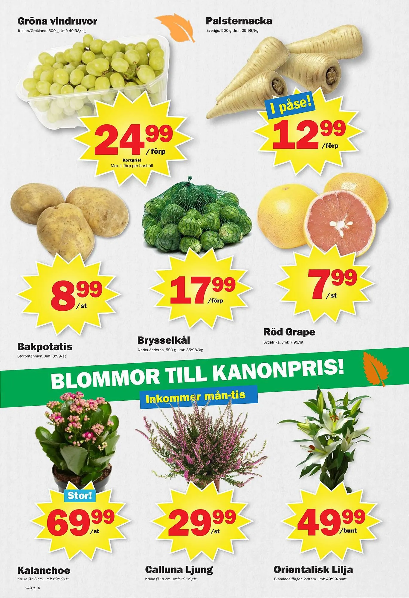 Pekås reklamblad från 2 oktober till 8 oktober 2023 - Reklamblad sidor 4