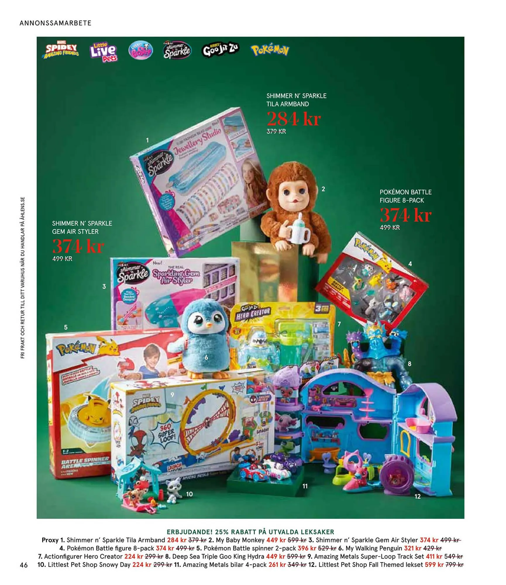 Åhléns reklamblad från 25 november till 24 december 2024 - Reklamblad sidor 46