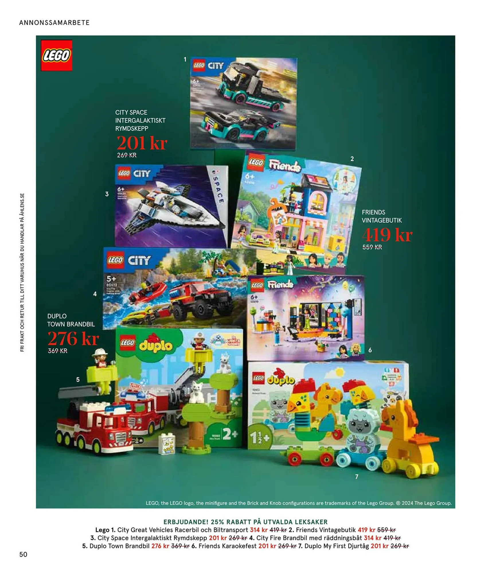 Åhléns reklamblad från 25 november till 24 december 2024 - Reklamblad sidor 50