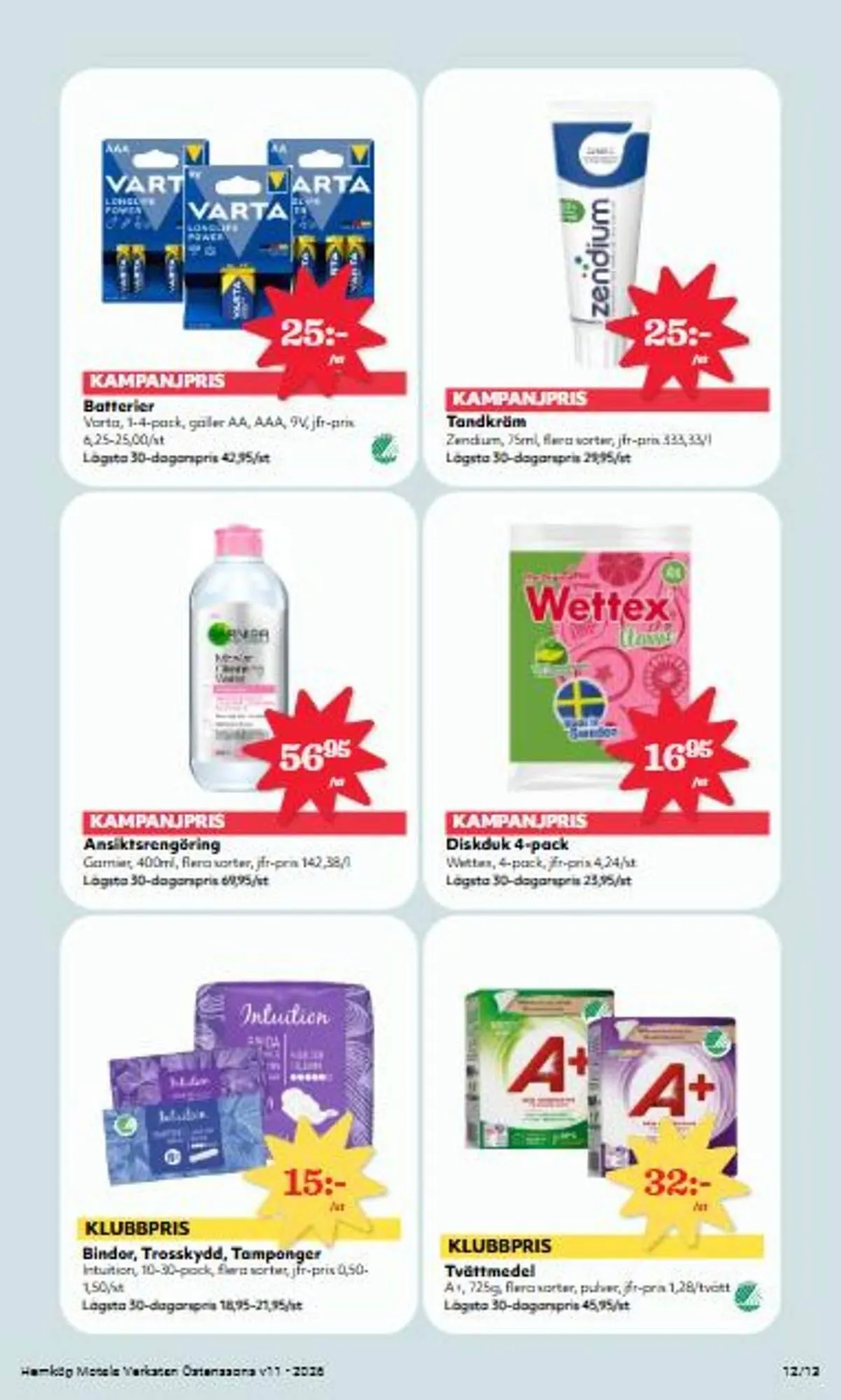 Östenssons reklamblad från 9 mars till 15 mars 2026 - Reklamblad sidor 12