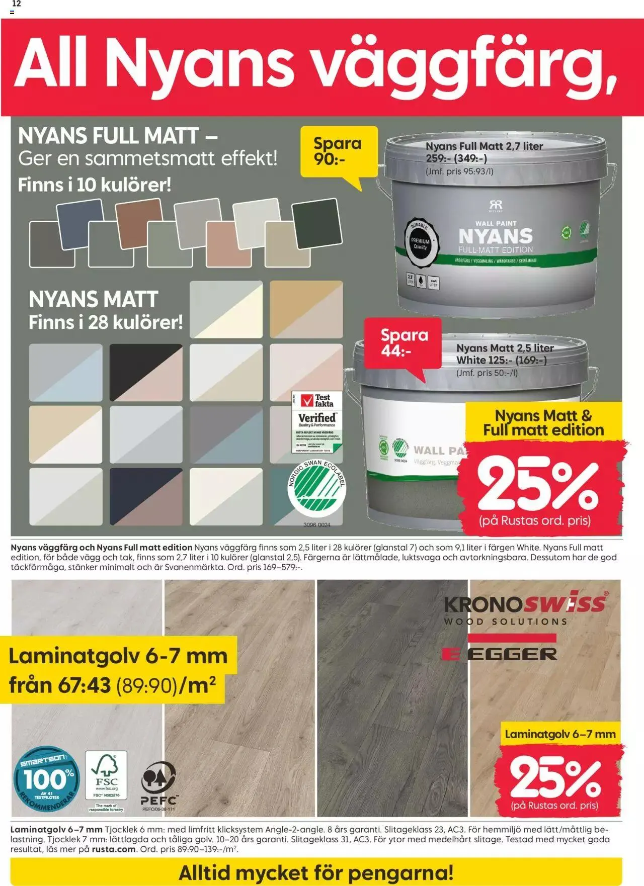 Rusta - erbjudanden från 25 september till 1 oktober 2023 - Reklamblad sidor 12
