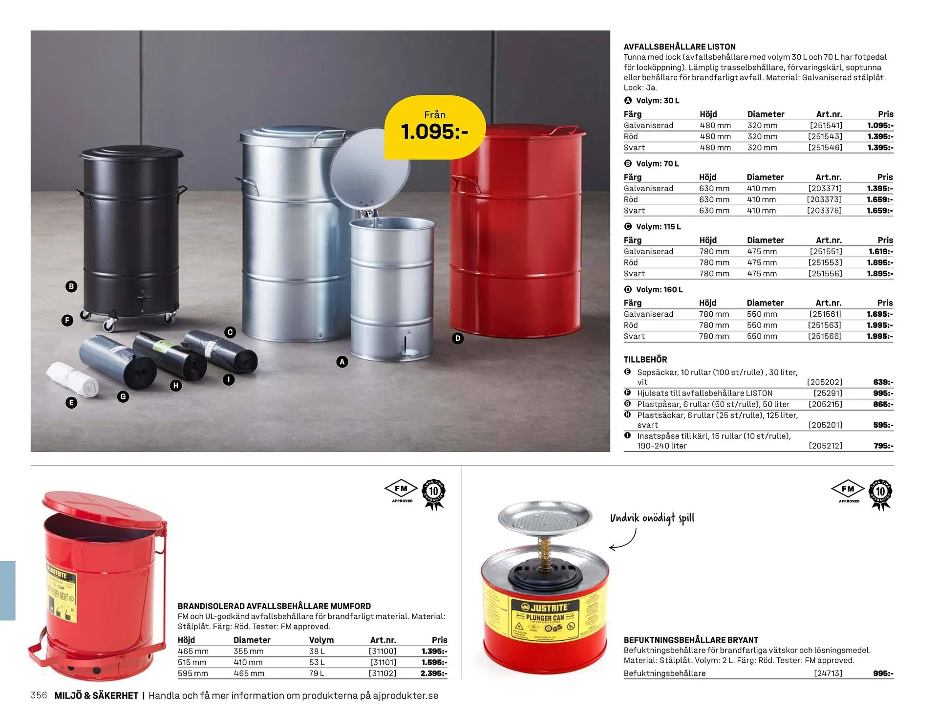 AJ Produkter reklamblad från 1 januari till 31 december 2025 - Reklamblad sidor 356