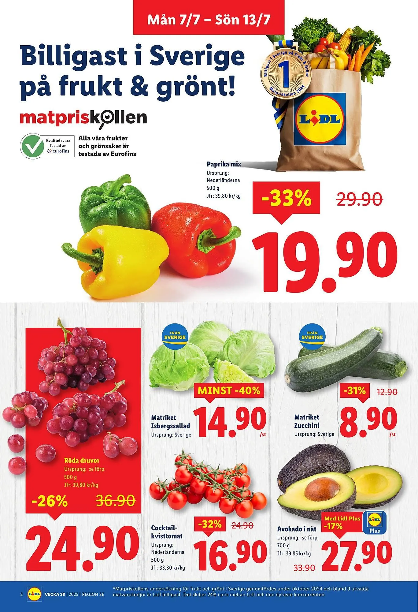 Lidl reklamblad från 7 juli till 13 juli 2025 - Reklamblad sidor 2