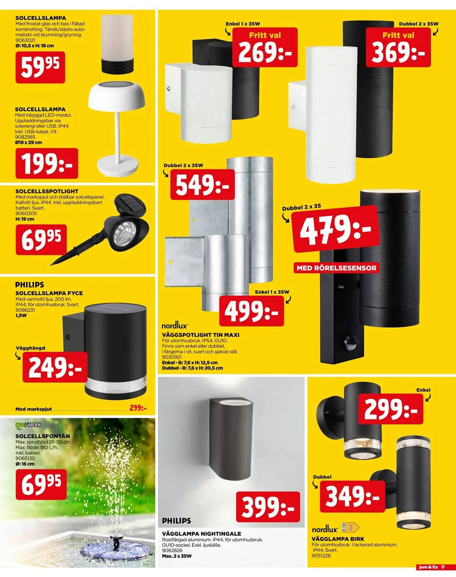 Jem&Fix reklamblad från 11 maj till 18 maj 2026 - Reklamblad sidor 17