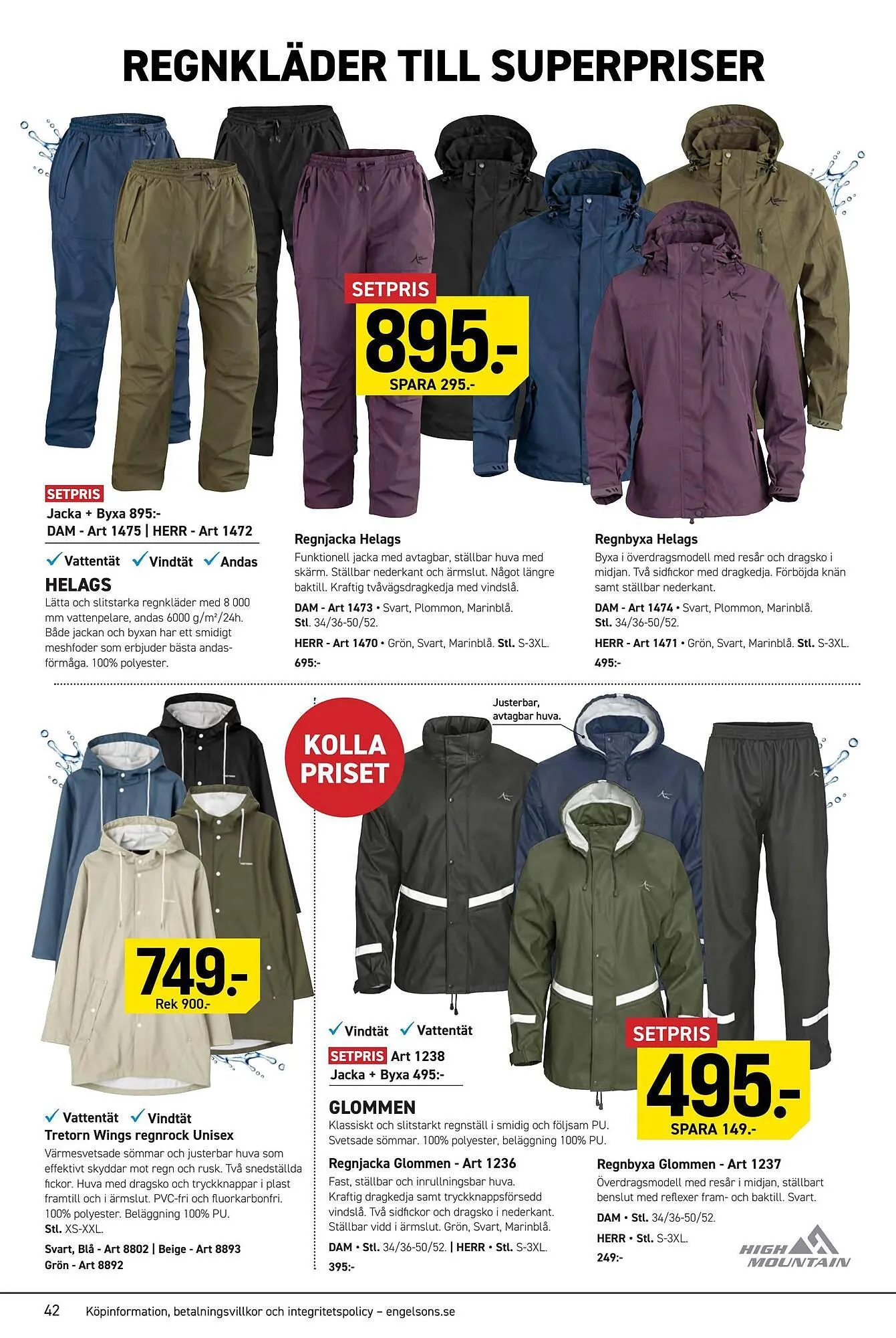 Engelsons reklamblad från 12 maj till 31 maj 2025 - Reklamblad sidor 42
