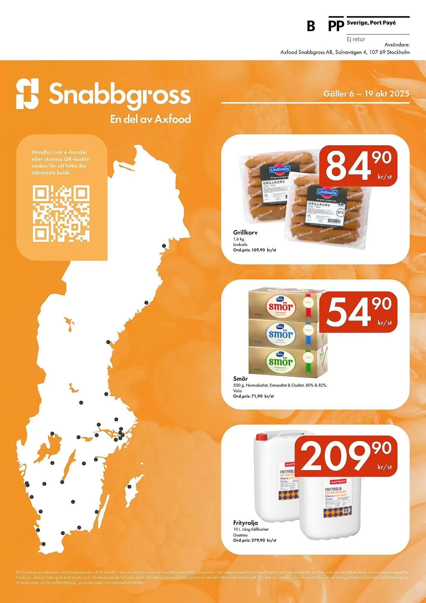 Snabbgross reklamblad från 6 oktober till 19 oktober 2025 - Reklamblad sidor 12