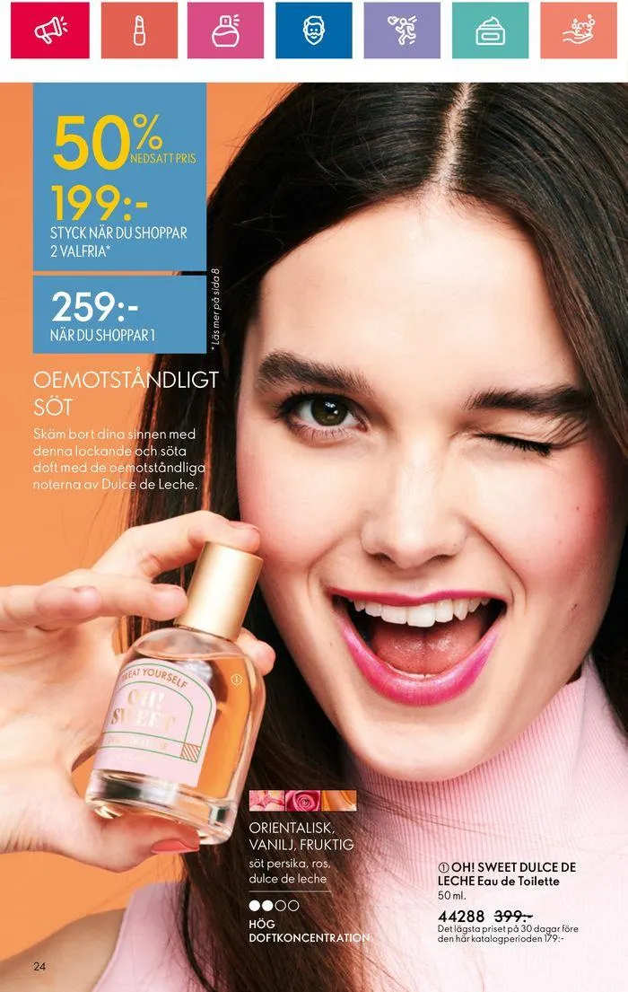 Oriflame reklamblad från 20 juni till 4 juli 2024 - Reklamblad sidor 24