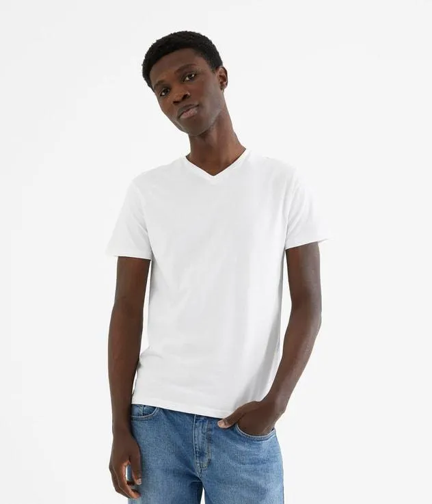 V-ringad t-shirt