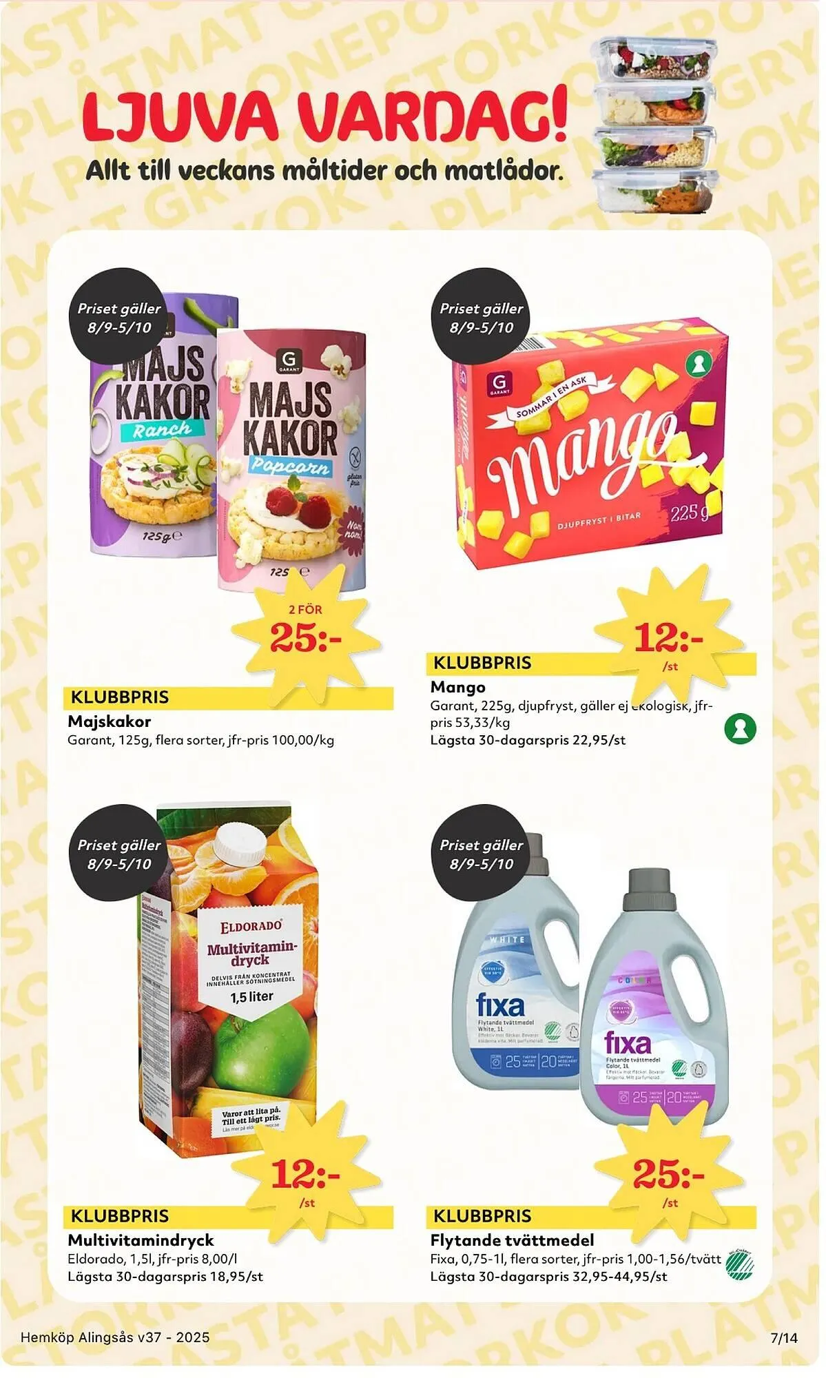 Östenssons reklamblad från 8 september till 14 september 2025 - Reklamblad sidor 7