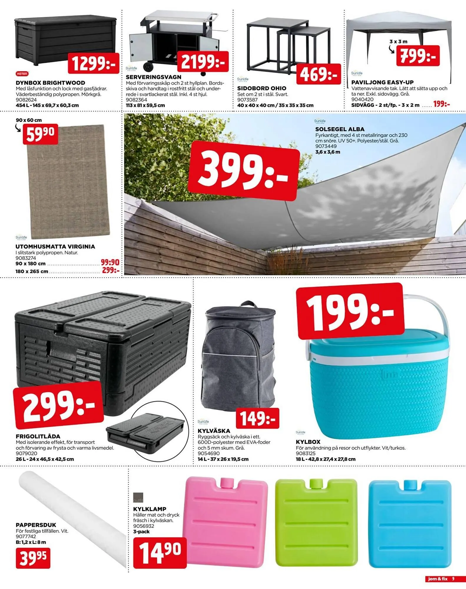 Jem&Fix reklamblad från 11 maj till 18 maj 2026 - Reklamblad sidor 9