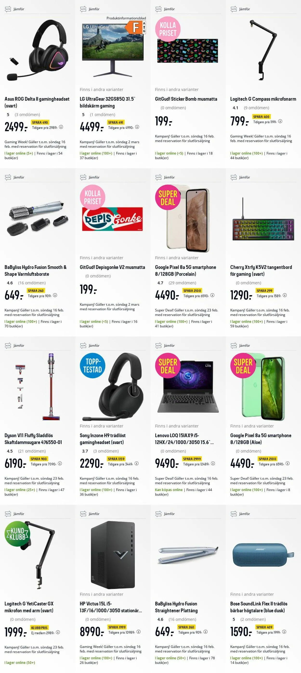 Elgiganten från 10 februari till 16 februari 2025 - Reklamblad sidor 14
