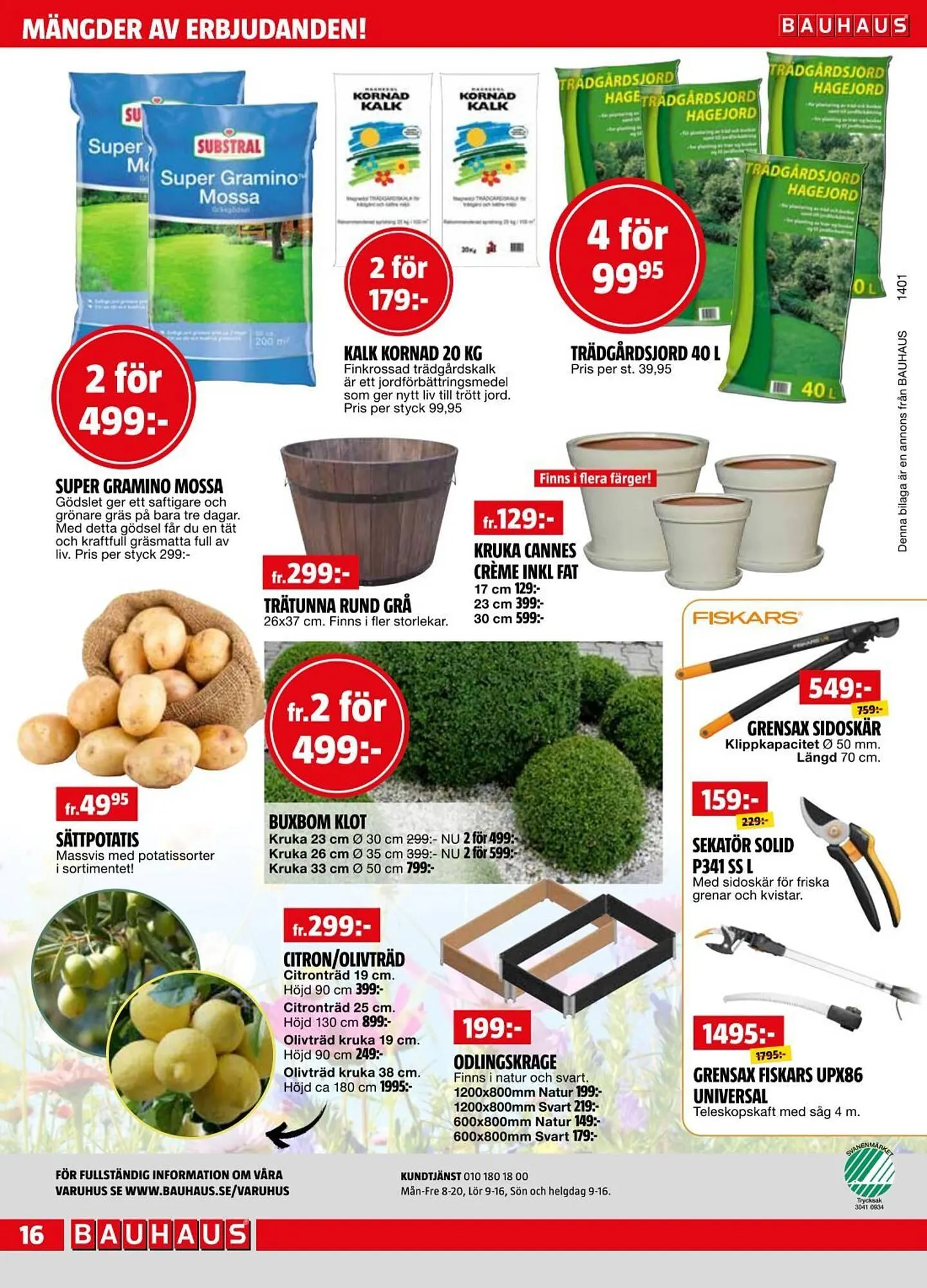 Bauhaus reklamblad från 31 mars till 13 april 2025 - Reklamblad sidor 16