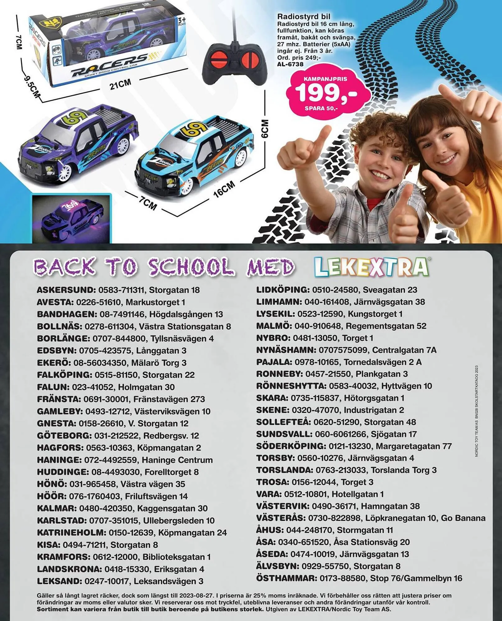 Lekextra reklamblad från 27 juli till 27 augusti 2023 - Reklamblad sidor 8
