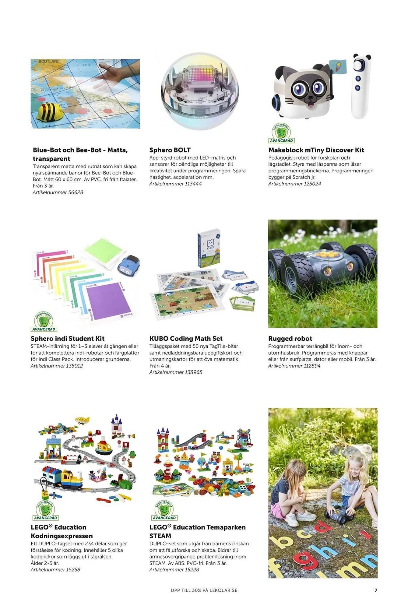 Lekolar reklamblad från 23 februari till 31 december 2024 - Reklamblad sidor 7