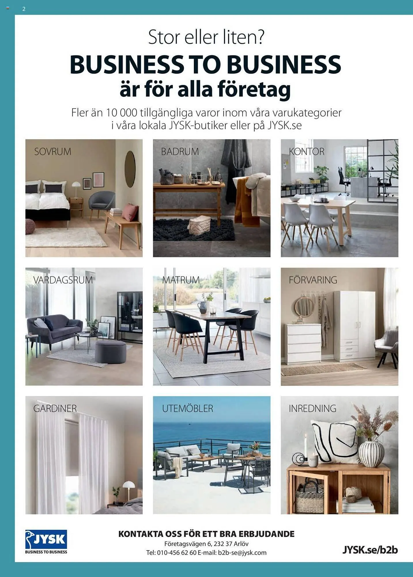 JYSK reklamblad från 1 september till 31 december 2023 - Reklamblad sidor 2