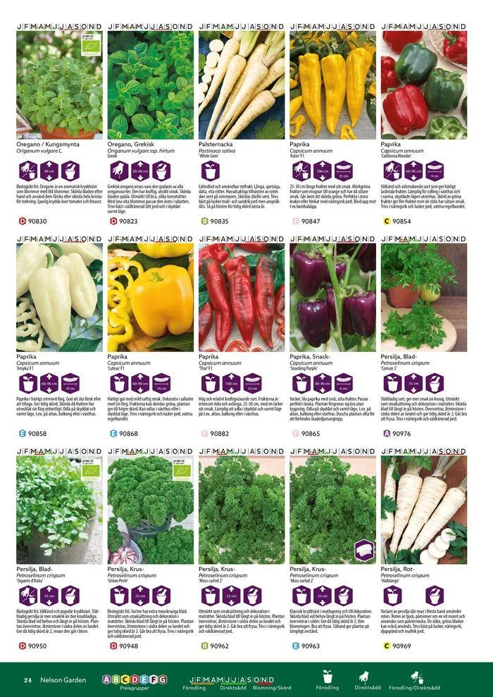 Nelson Gardens frökatalog 2024 är här! från 6 mars till 31 december 2024 - Reklamblad sidor 24