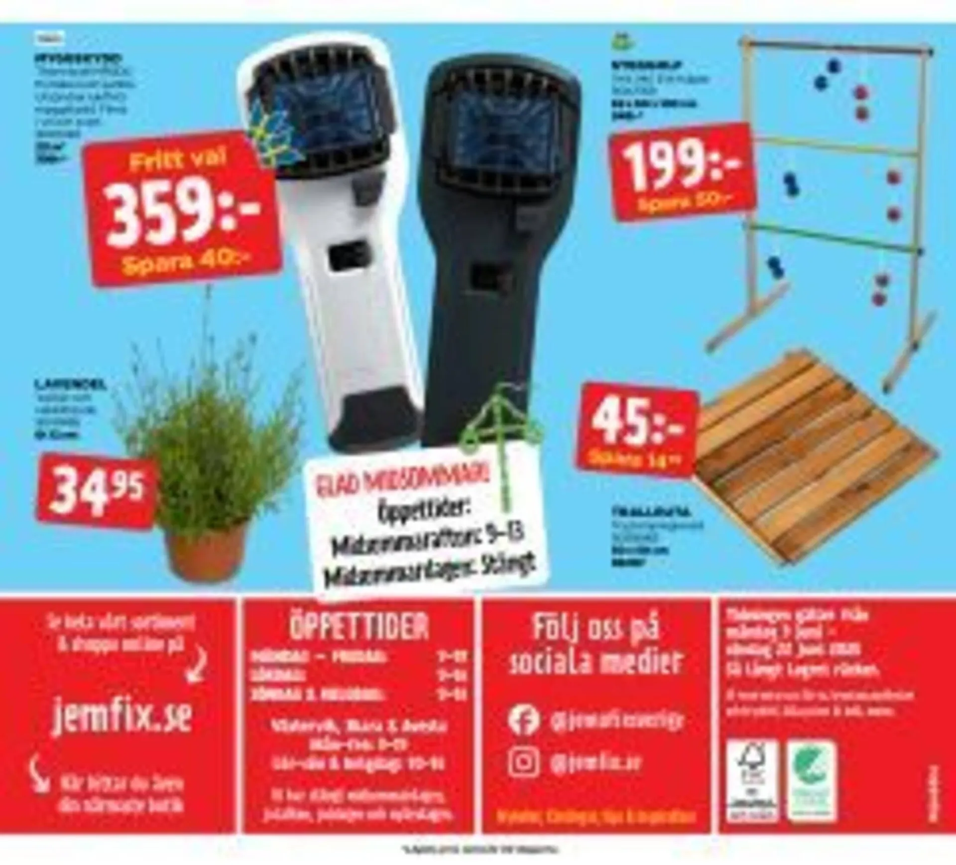 Jem&Fix reklamblad från 9 juni till 22 juni 2025 - Reklamblad sidor 16