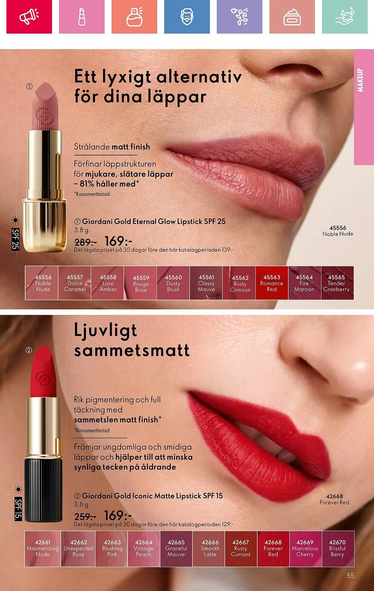 Oriflame reklamblad från 26 januari till 15 februari 2025 - Reklamblad sidor 55
