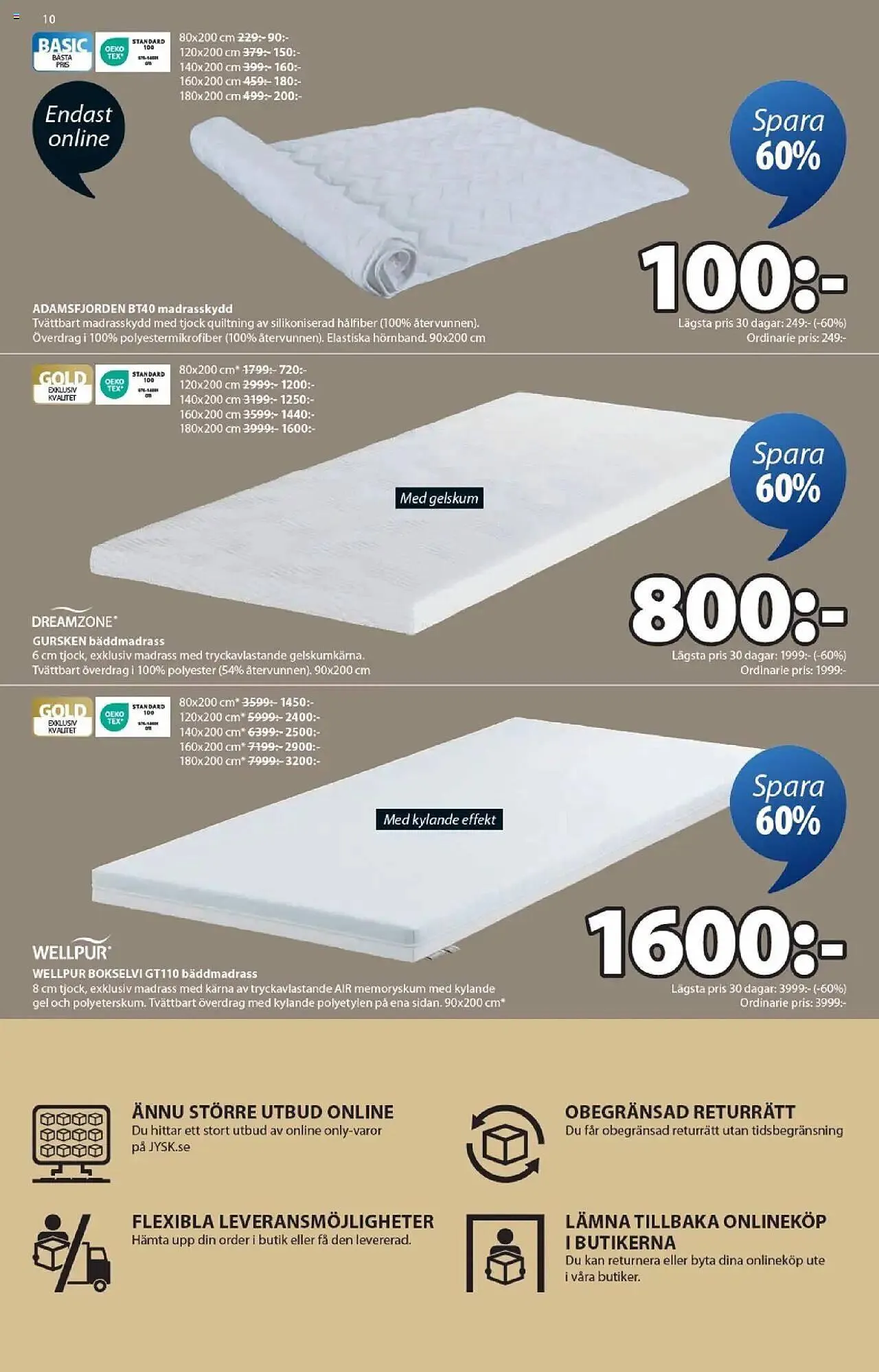 JYSK reklamblad från 6 oktober till 19 oktober 2025 - Reklamblad sidor 10