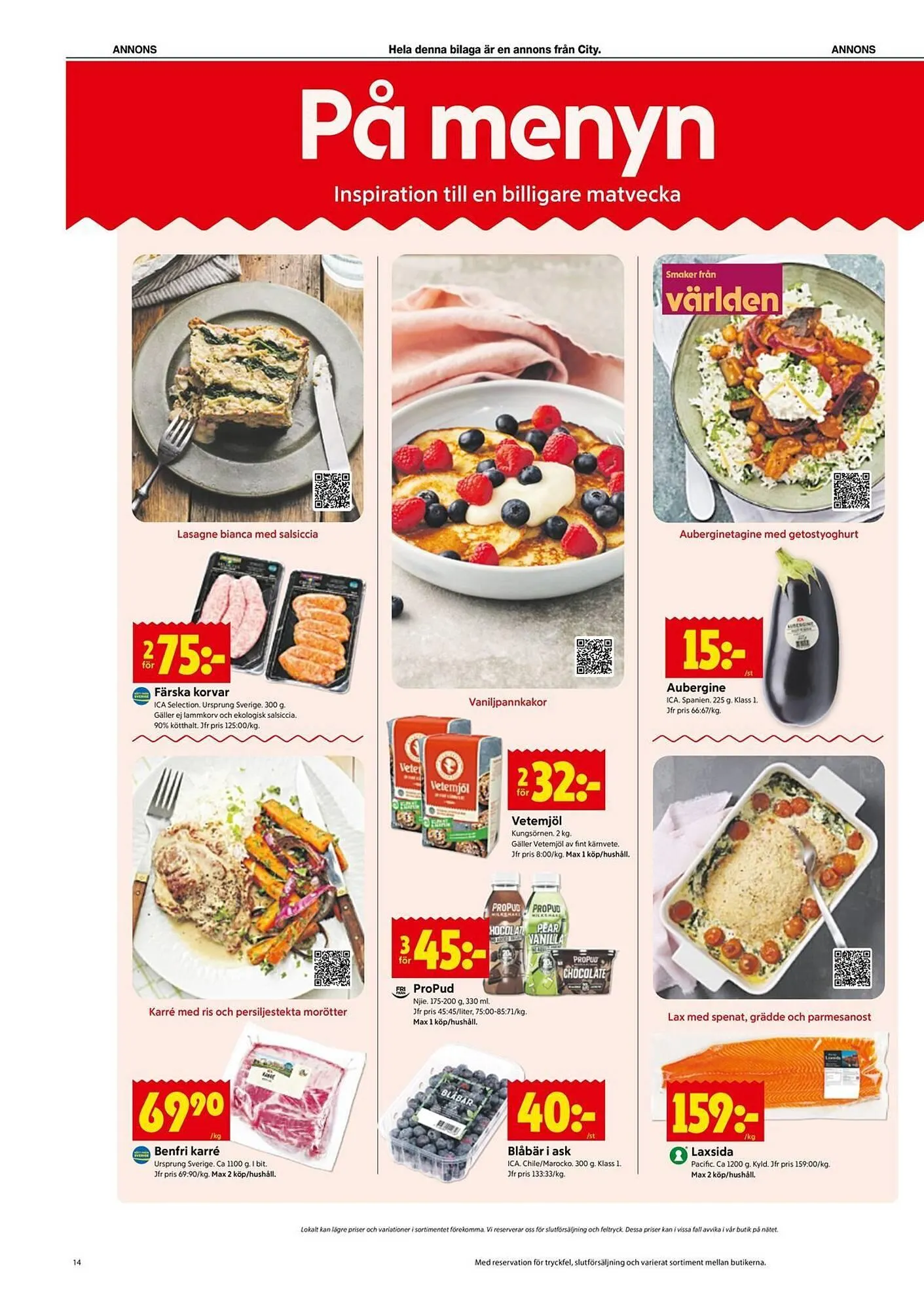 ICA Kvantum reklamblad från 23 februari till 1 mars 2026 - Reklamblad sidor 14