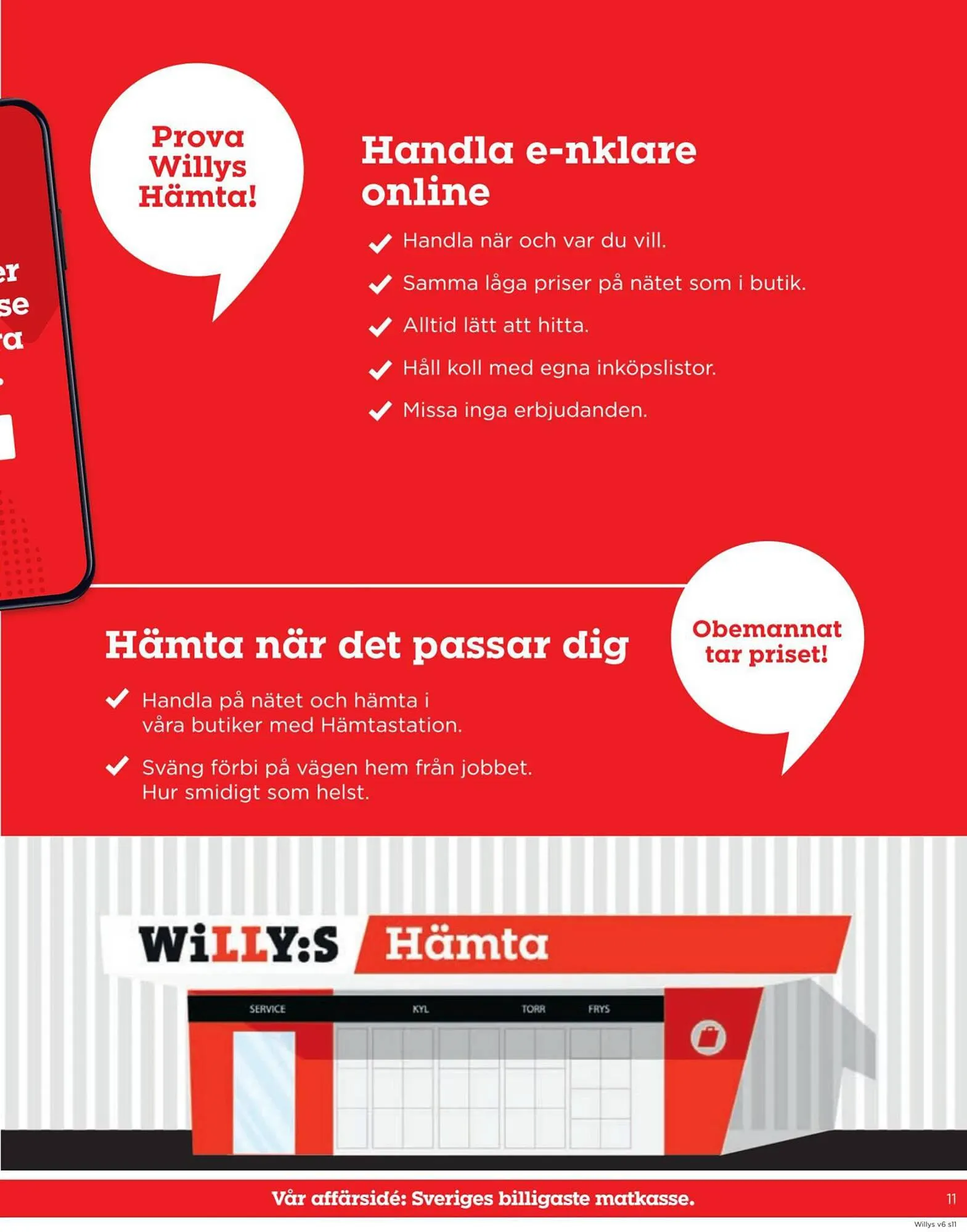 Willys reklamblad från 4 februari till 11 februari 2024 - Reklamblad sidor 11