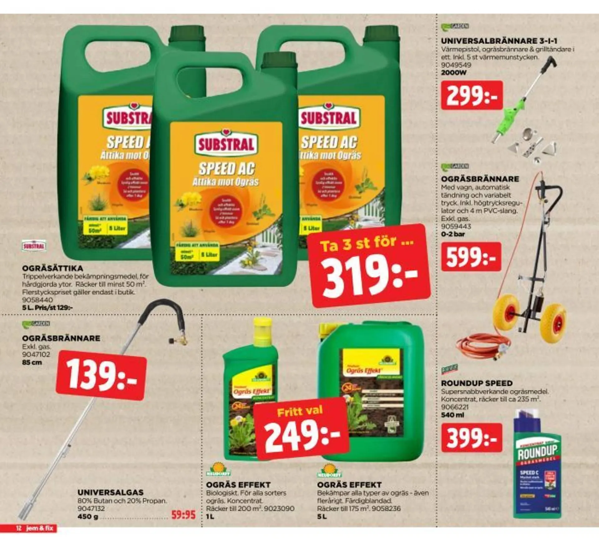 Jem&Fix reklamblad från 12 maj till 18 maj 2025 - Reklamblad sidor 12