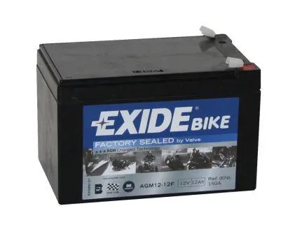 Exide Bike Factory Sealed AGM12-12F 12 Ah