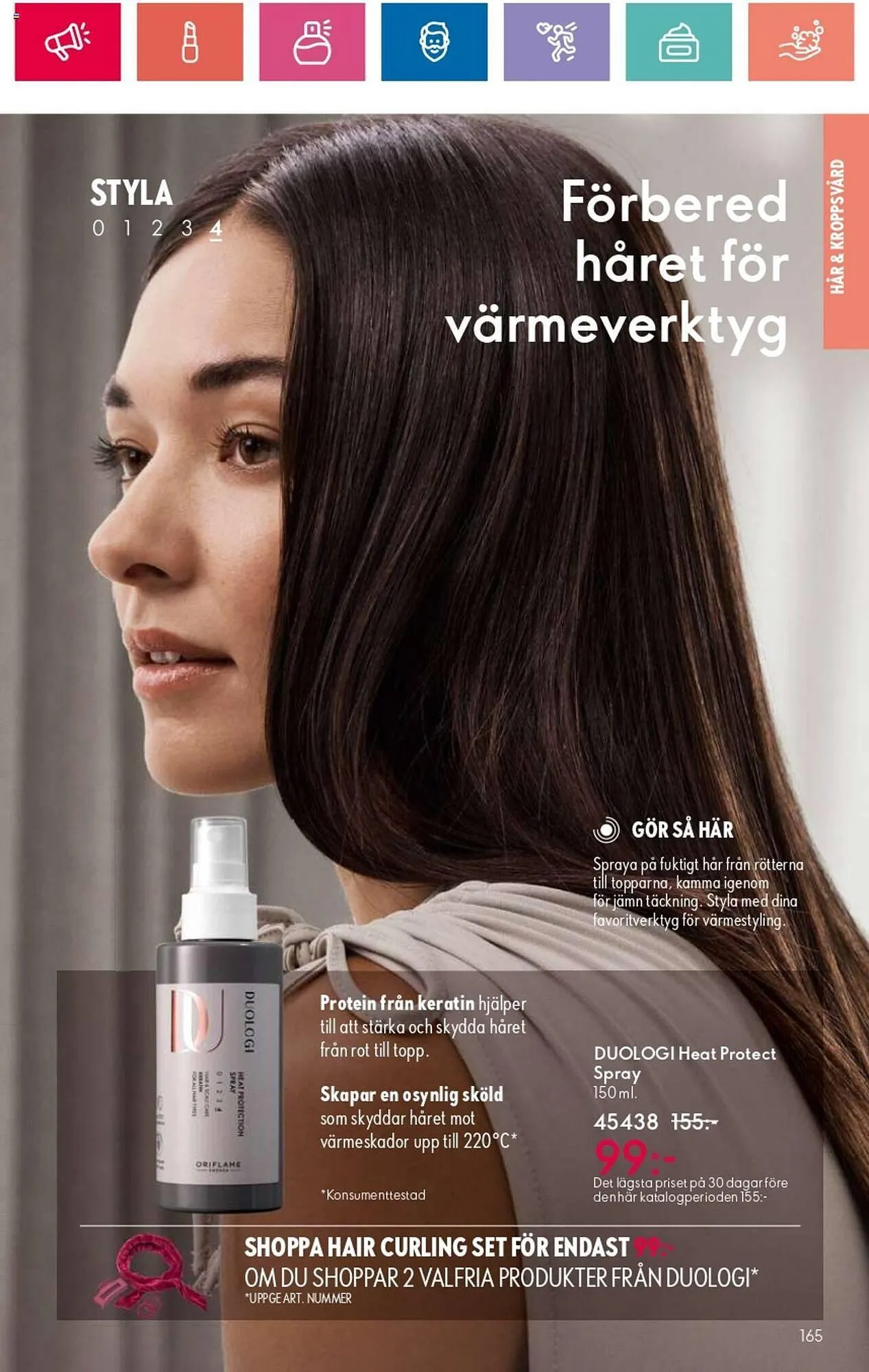 Oriflame reklamblad från 3 oktober till 23 oktober 2024 - Reklamblad sidor 165