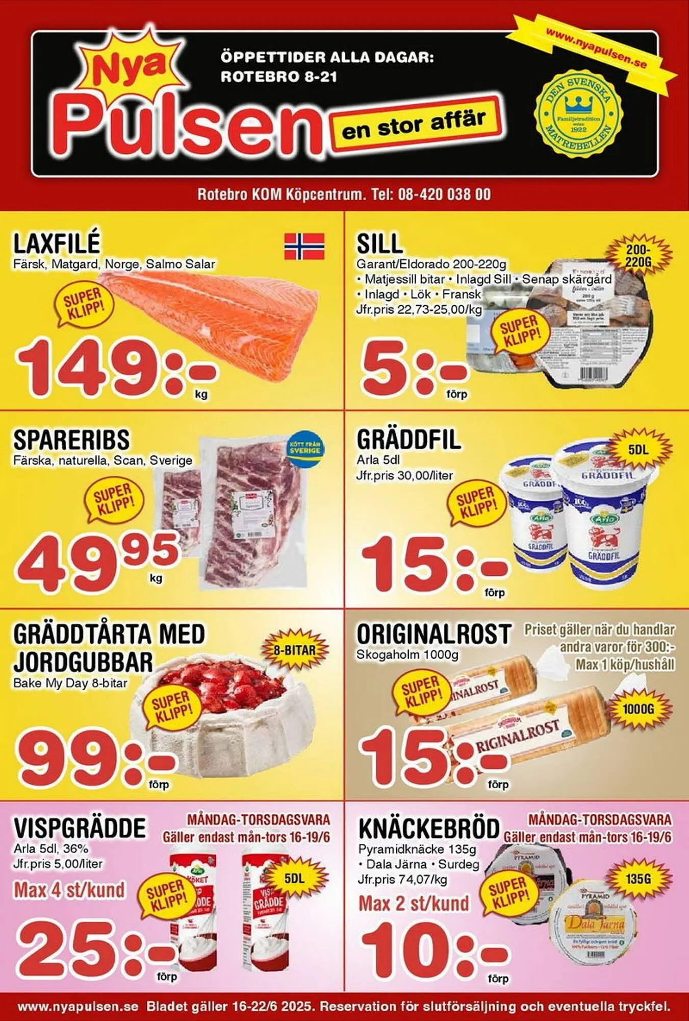 Nya Pulsen reklamblad - 1