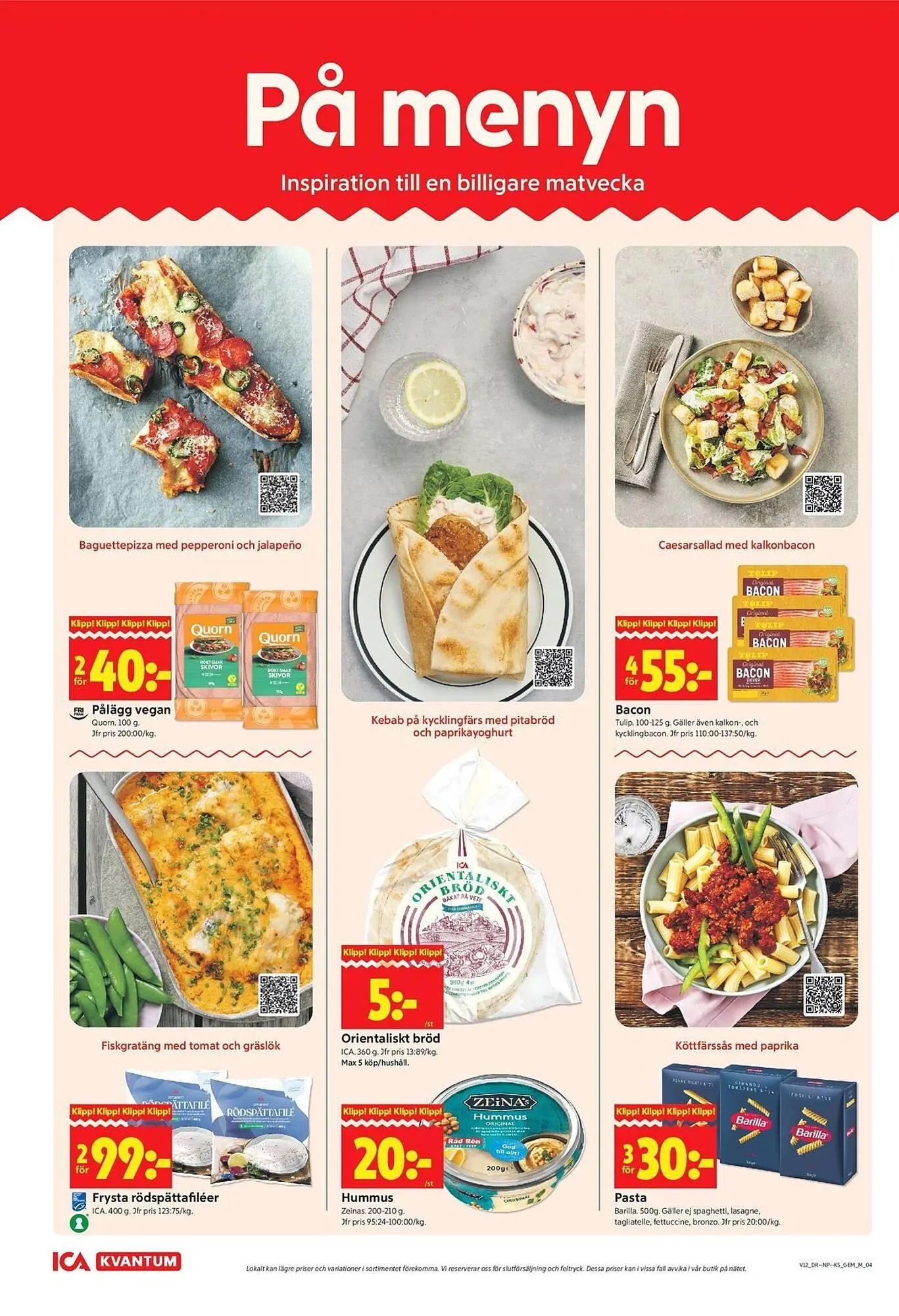 ICA Kvantum reklamblad från 16 mars till 22 mars 2026 - Reklamblad sidor 4