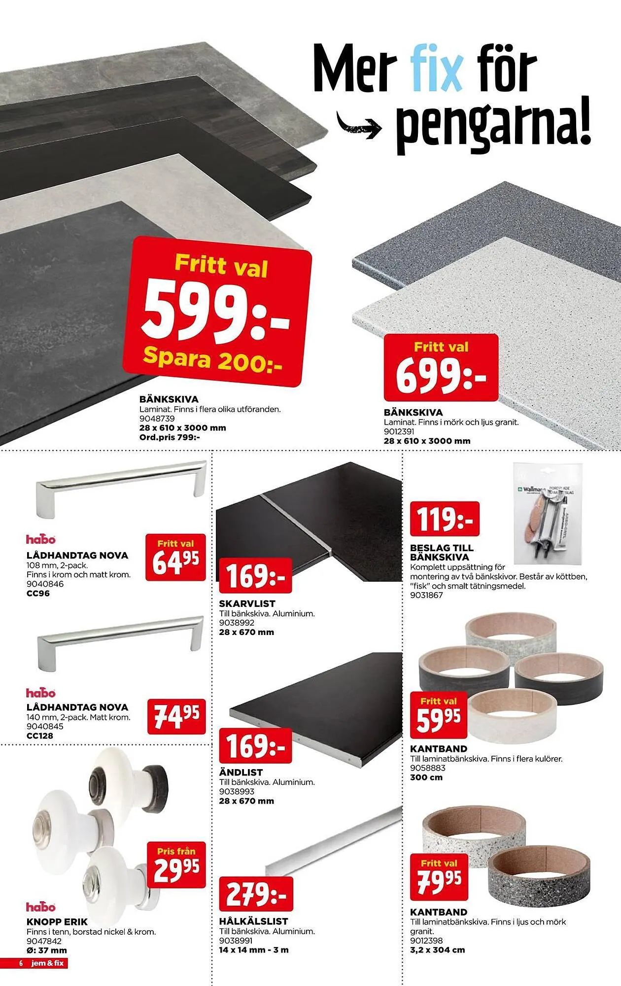 Jem&Fix reklamblad från 30 juli till 6 augusti 2023 - Reklamblad sidor 6