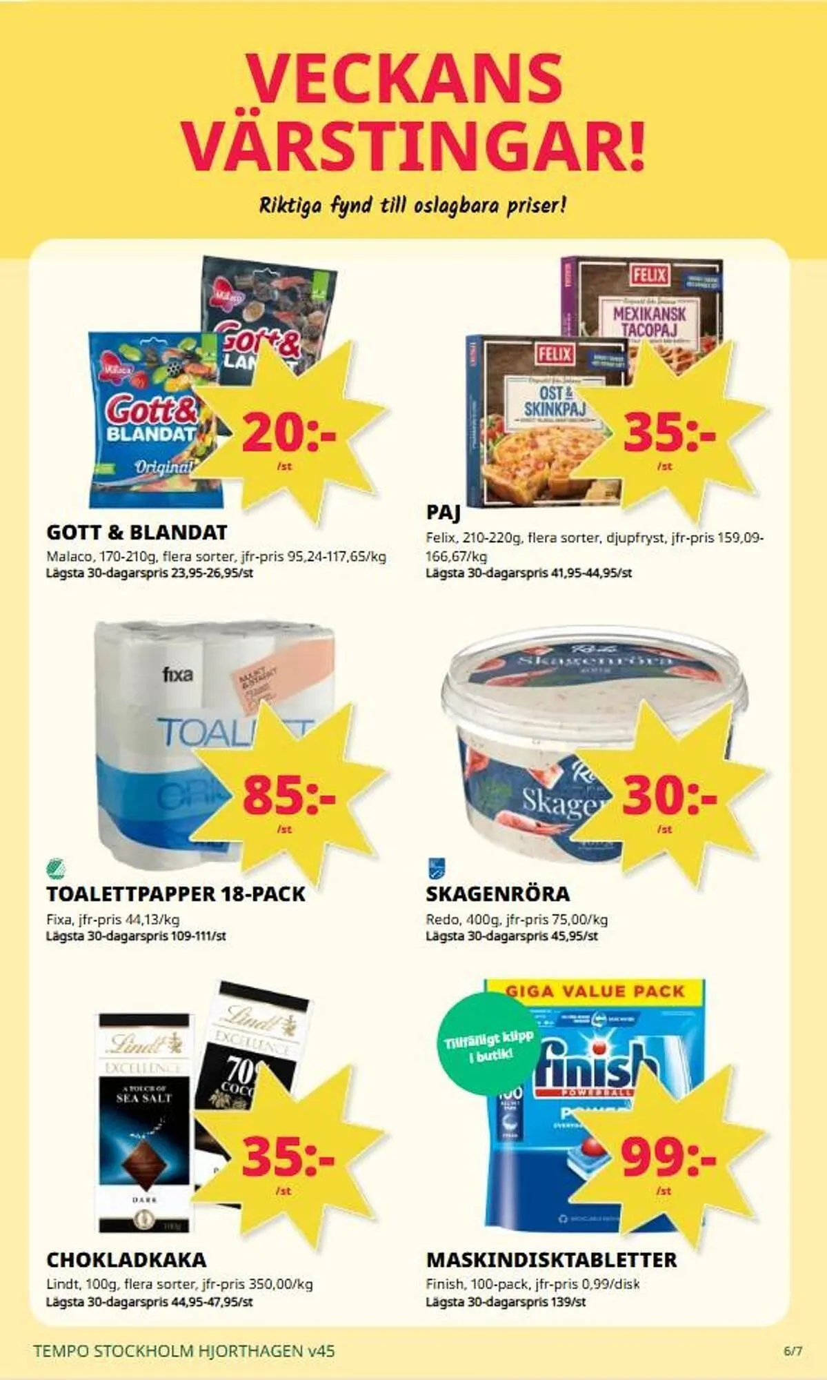 Tempo reklamblad från 3 november till 9 november 2025 - Reklamblad sidor 6