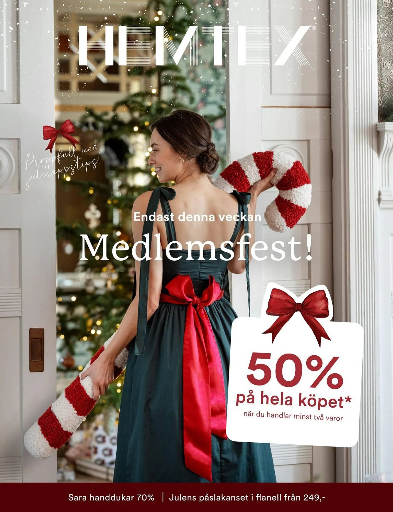 Hemtex reklamblad från 17 november till 23 november 2025 - Reklamblad sidor 1